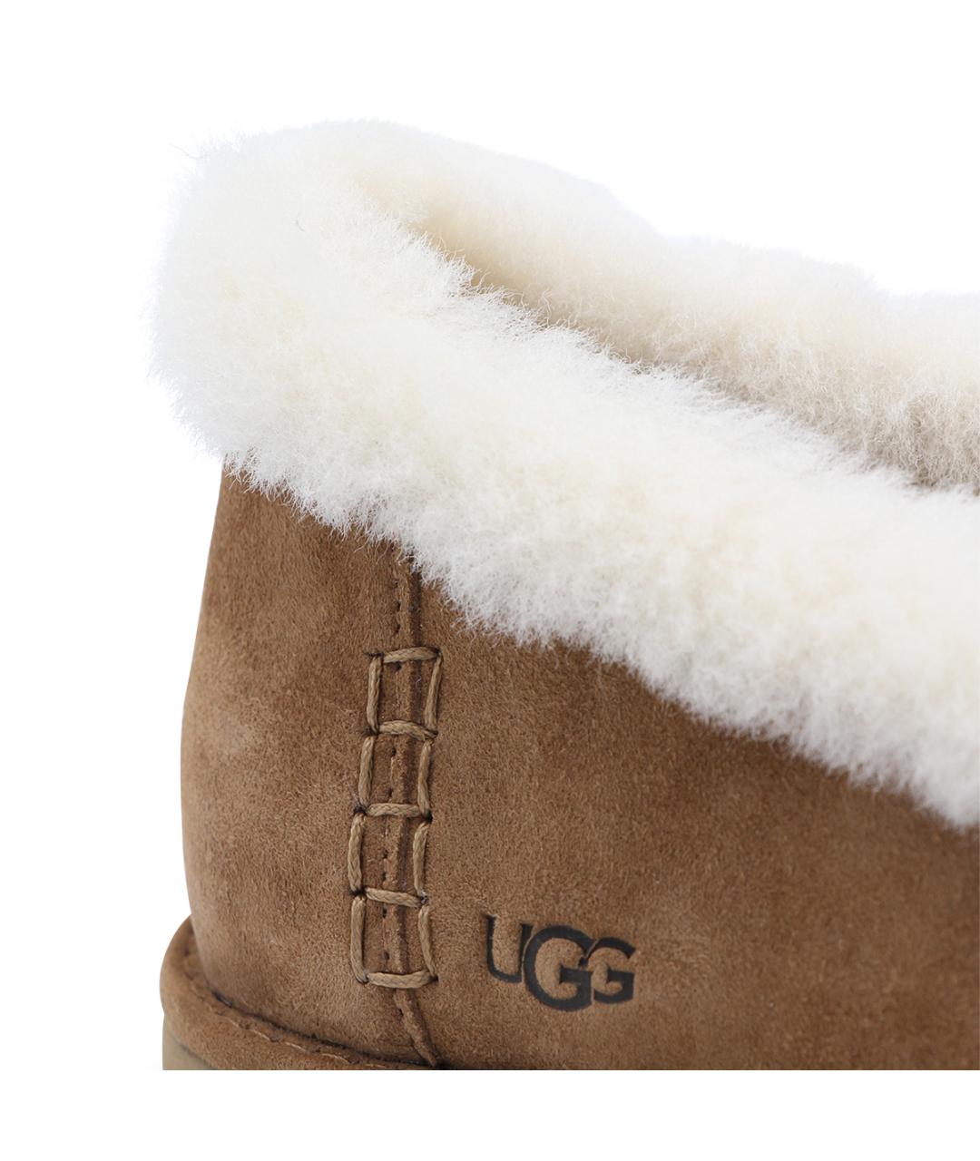 UGG Коричневые замшевые лоферы, фото 7