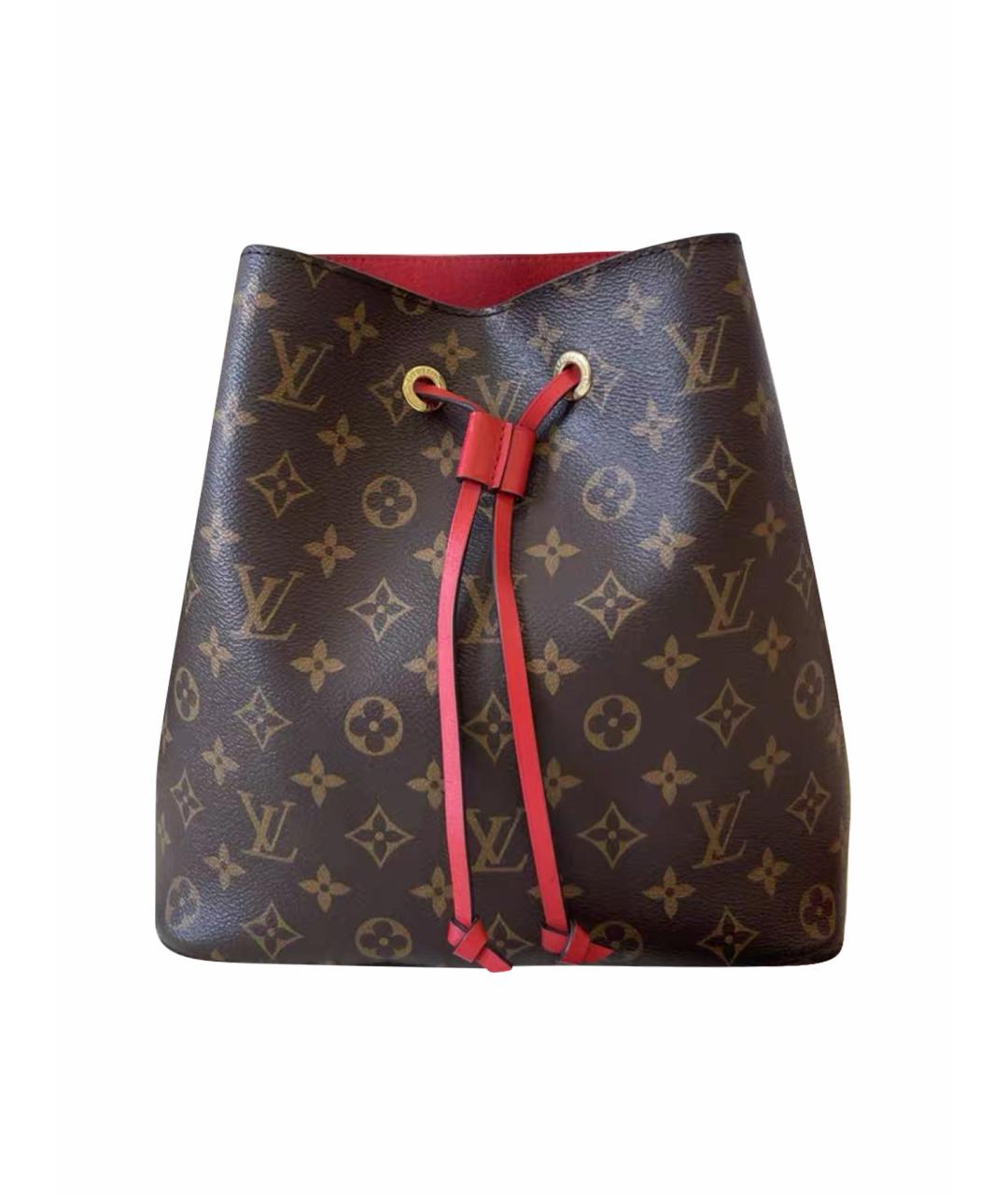 LOUIS VUITTON Коричневая сумка через плечо из канвы, фото 1