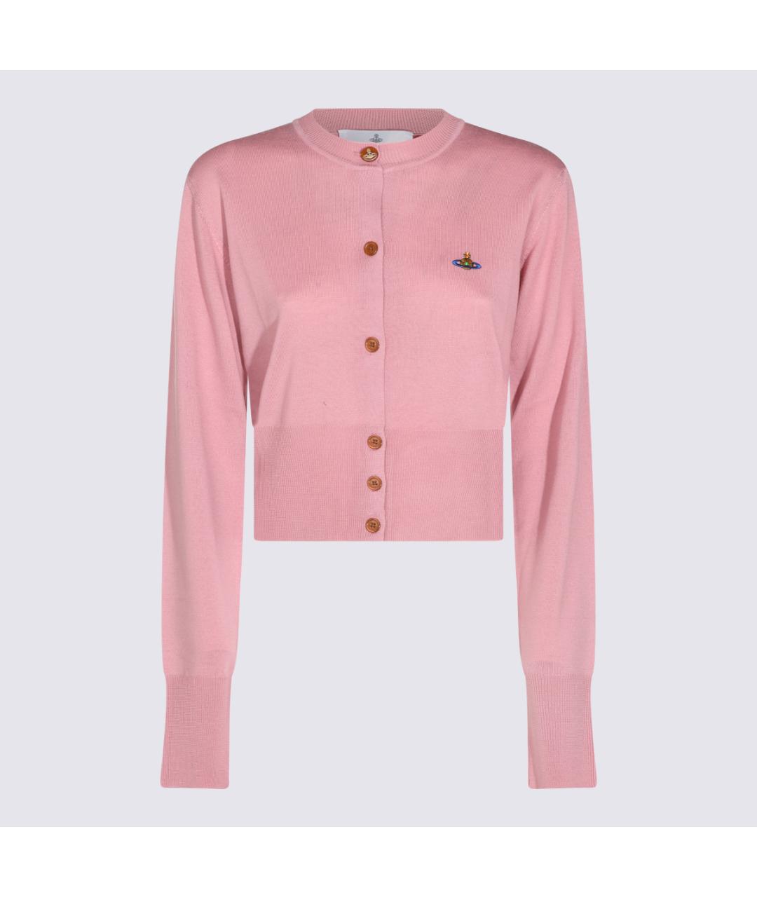 VIVIENNE WESTWOOD Розовый шерстяной кардиган, фото 2