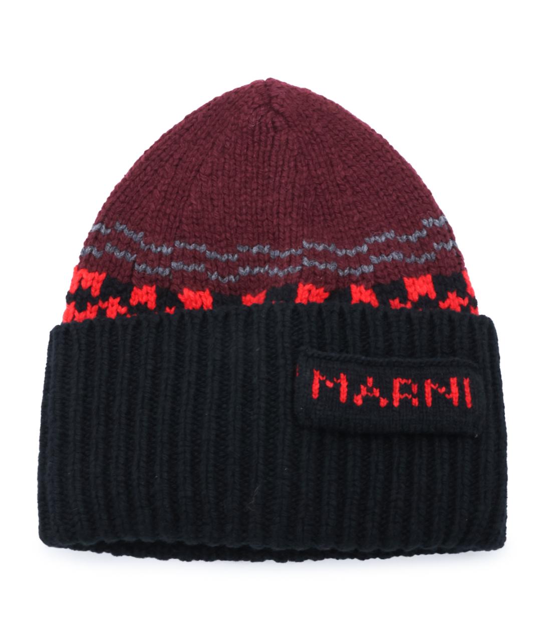 MARNI Мульти шерстяная шапка, фото 1