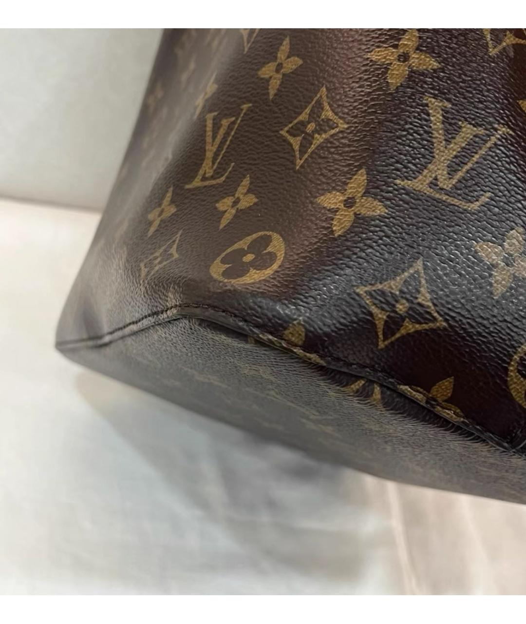 LOUIS VUITTON Коричневая сумка через плечо из канвы, фото 5