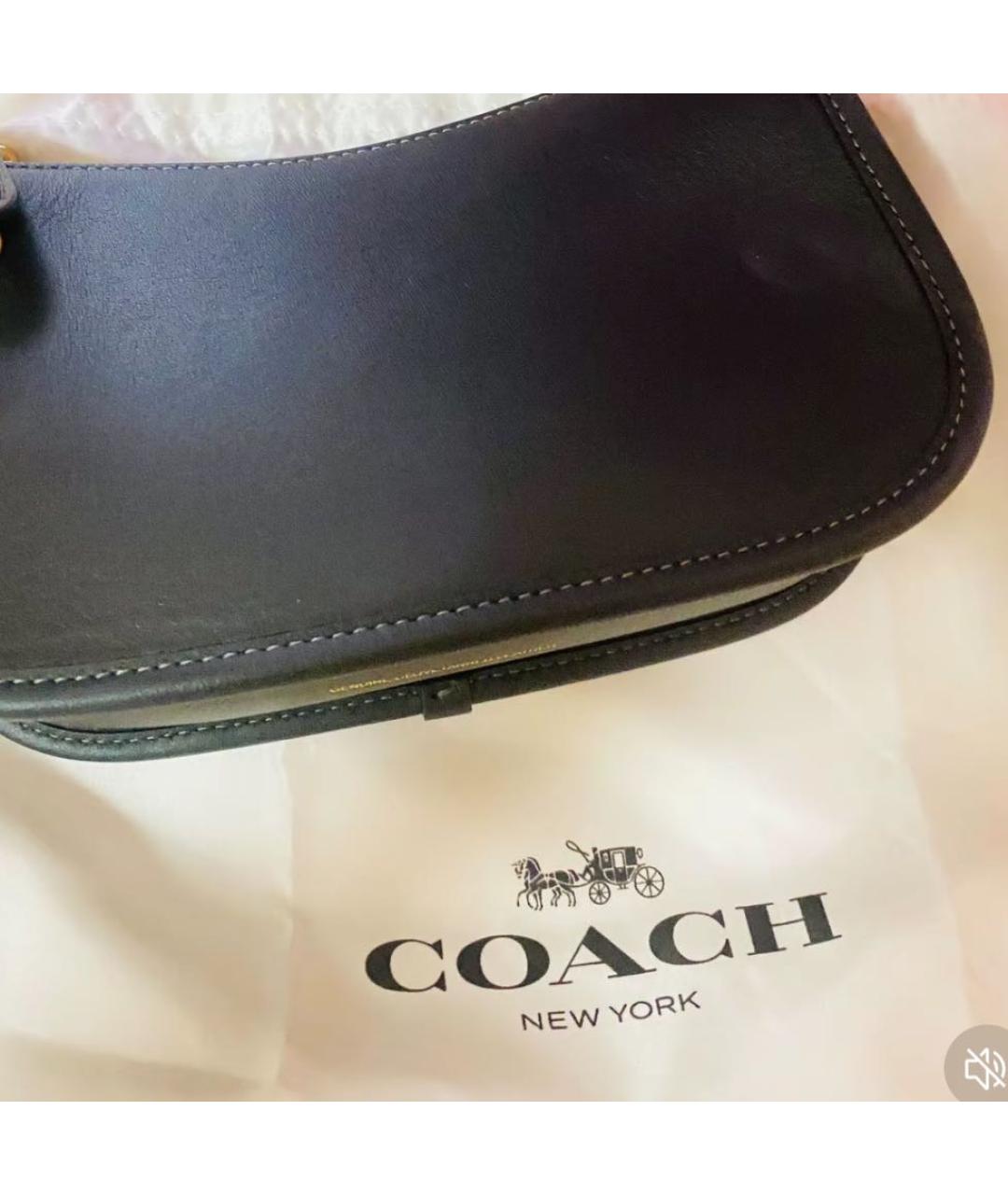 COACH Черная сумка через плечо, фото 8