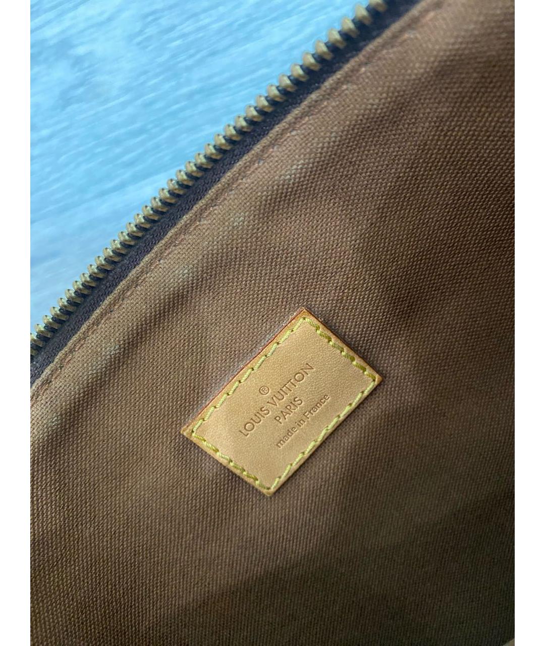 LOUIS VUITTON Коричневая сумка на плечо из канвы, фото 5
