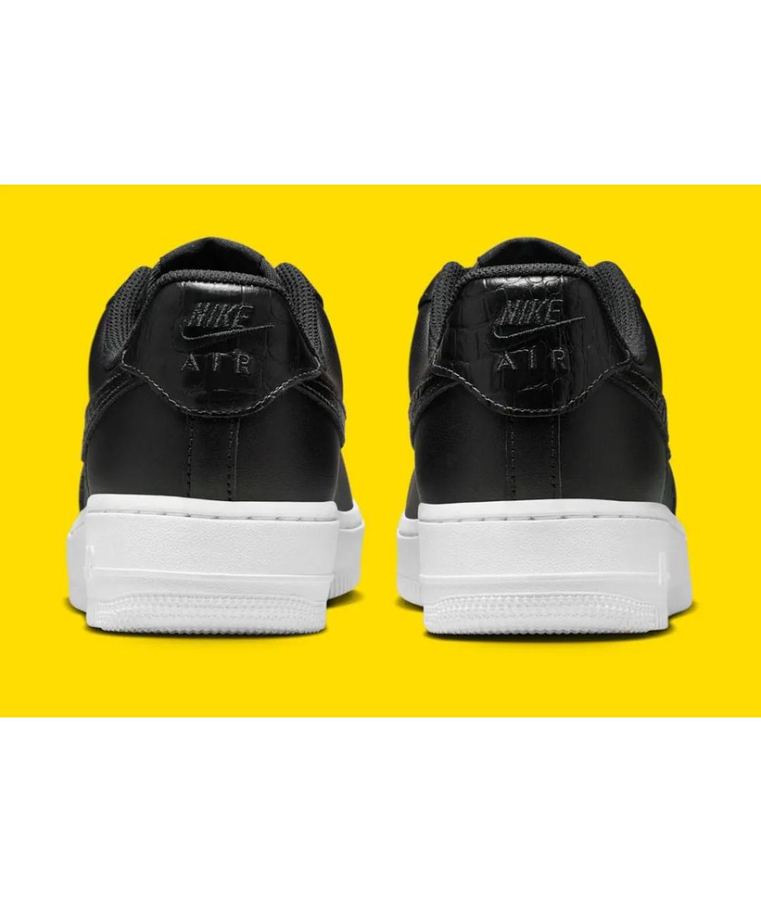 NIKE Черные кожаные кеды, фото 4