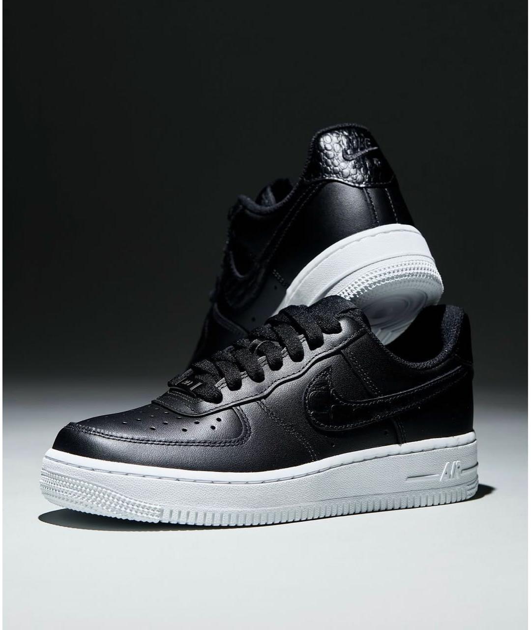 NIKE Черные кожаные кеды, фото 7