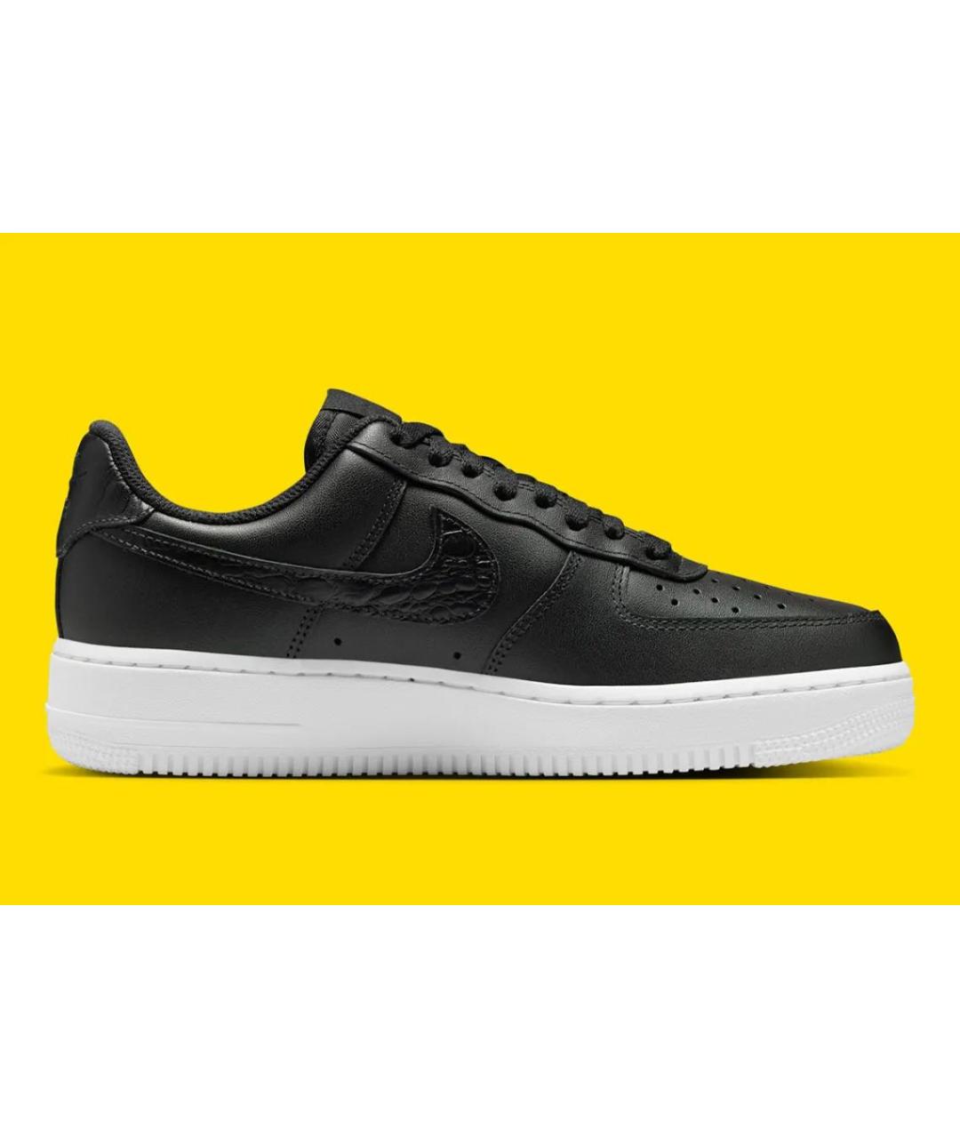 NIKE Черные кожаные кеды, фото 5