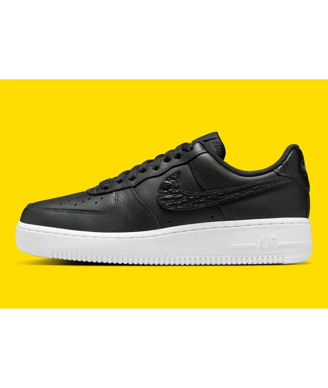 NIKE Черные кожаные кеды, фото 8