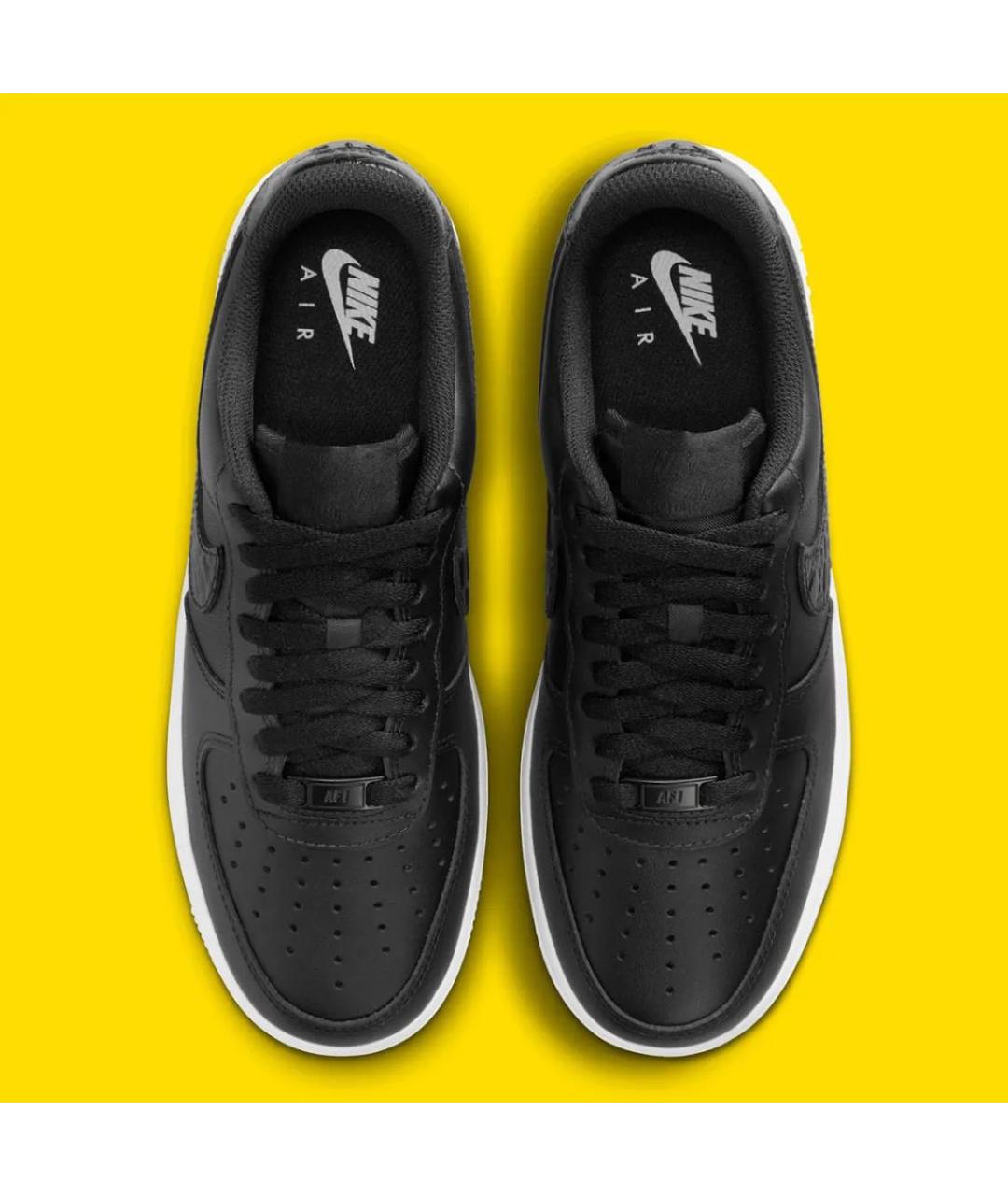 NIKE Черные кожаные кеды, фото 3
