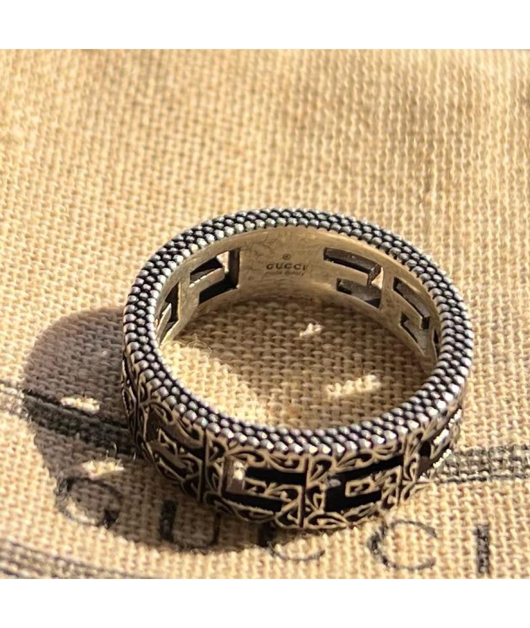 GUCCI Серебряное серебряное кольцо, фото 4