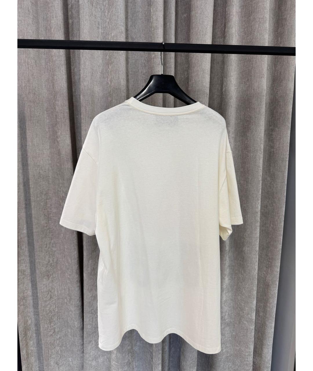 GUCCI Белая хлопковая майка, фото 2