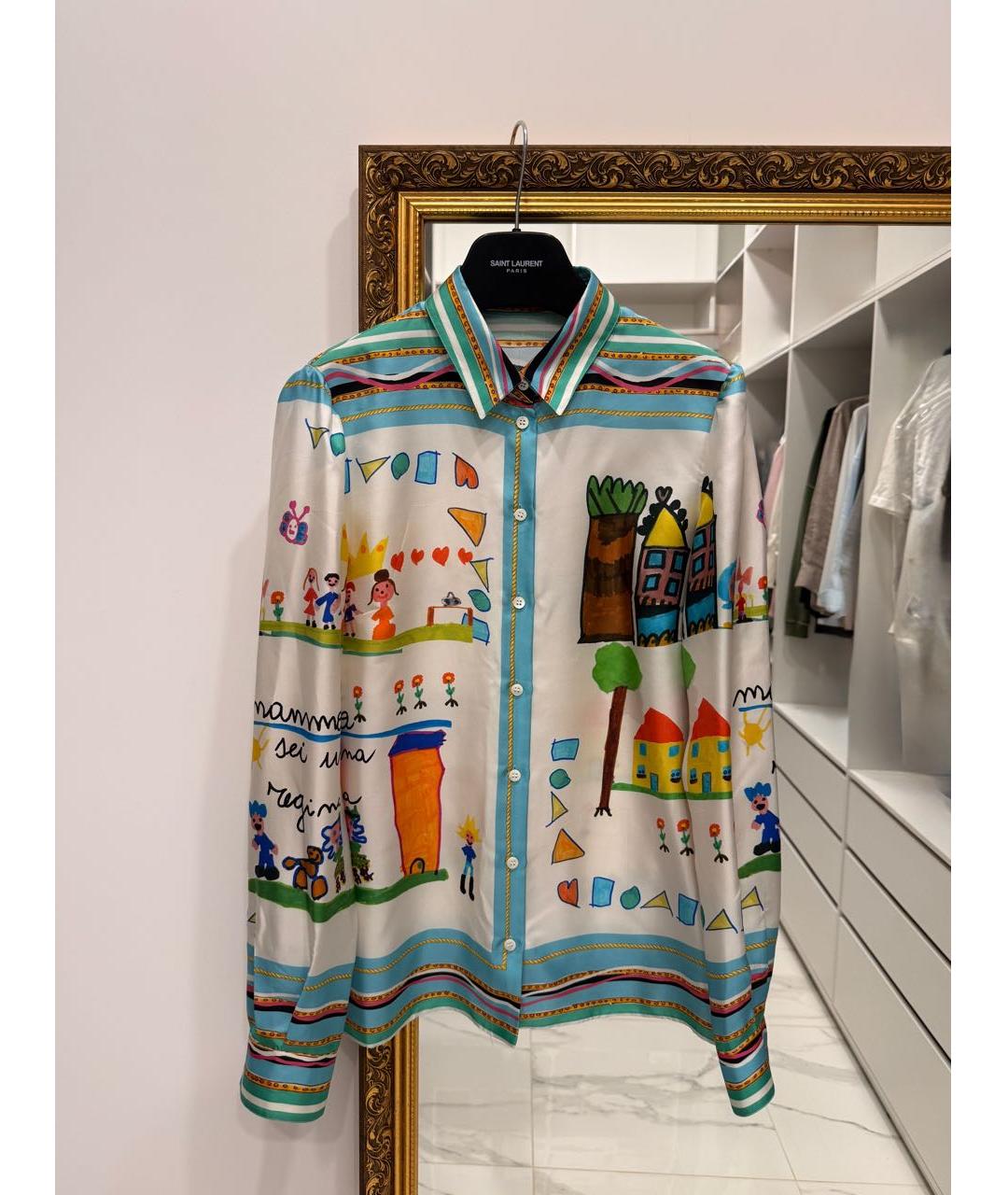 DOLCE&GABBANA Шелковая блузы, фото 3