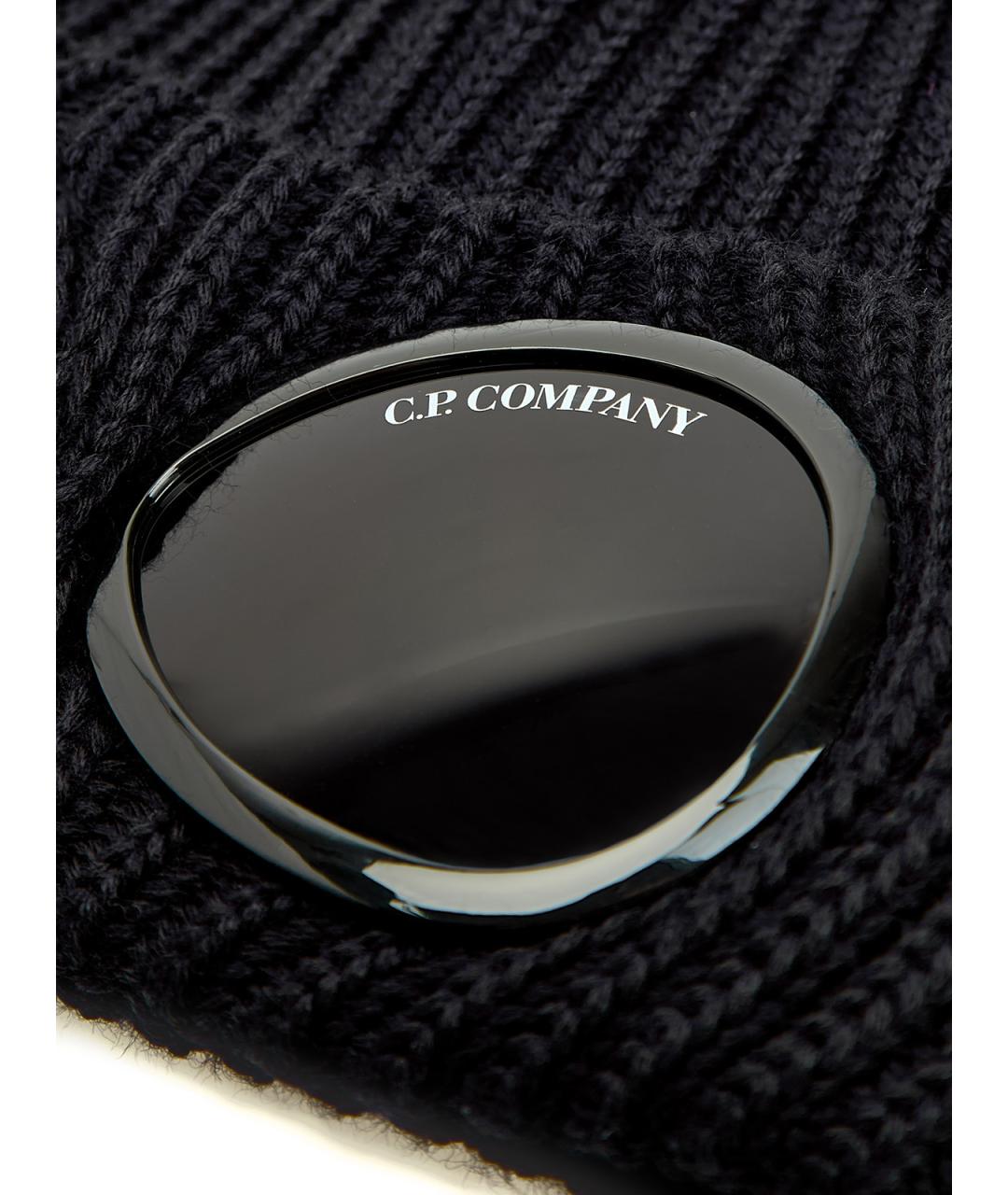 CP COMPANY Синяя шерстяная шапка, фото 4