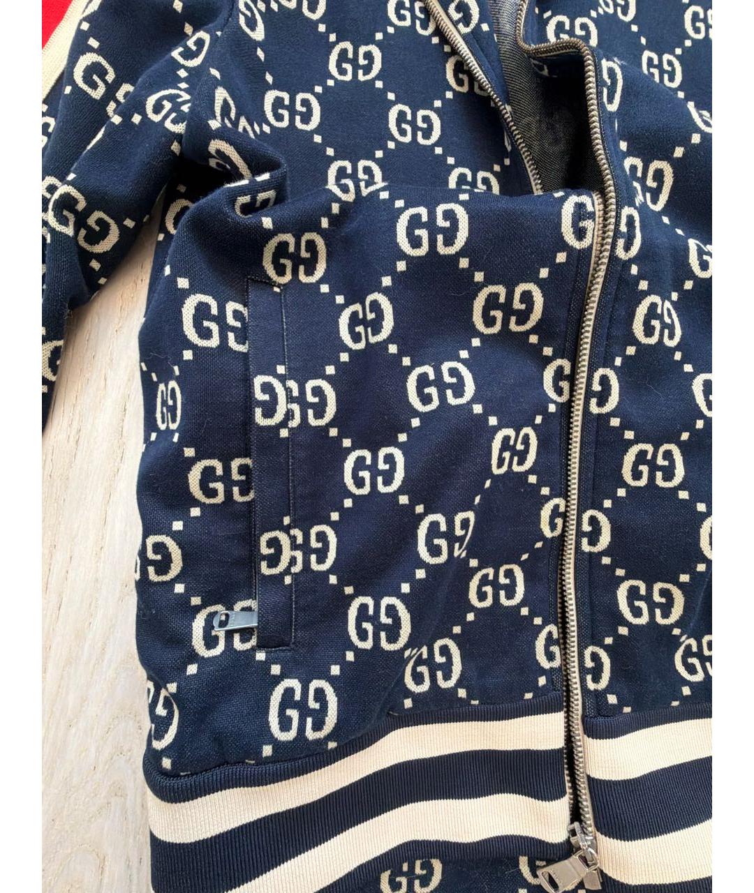 GUCCI Темно-синий костюм с брюками, фото 4