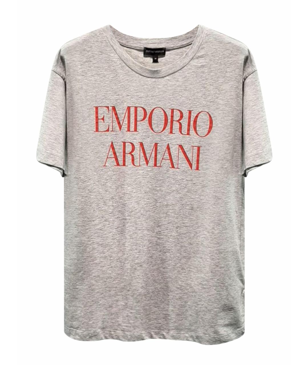 EMPORIO ARMANI Серая футболка, фото 1