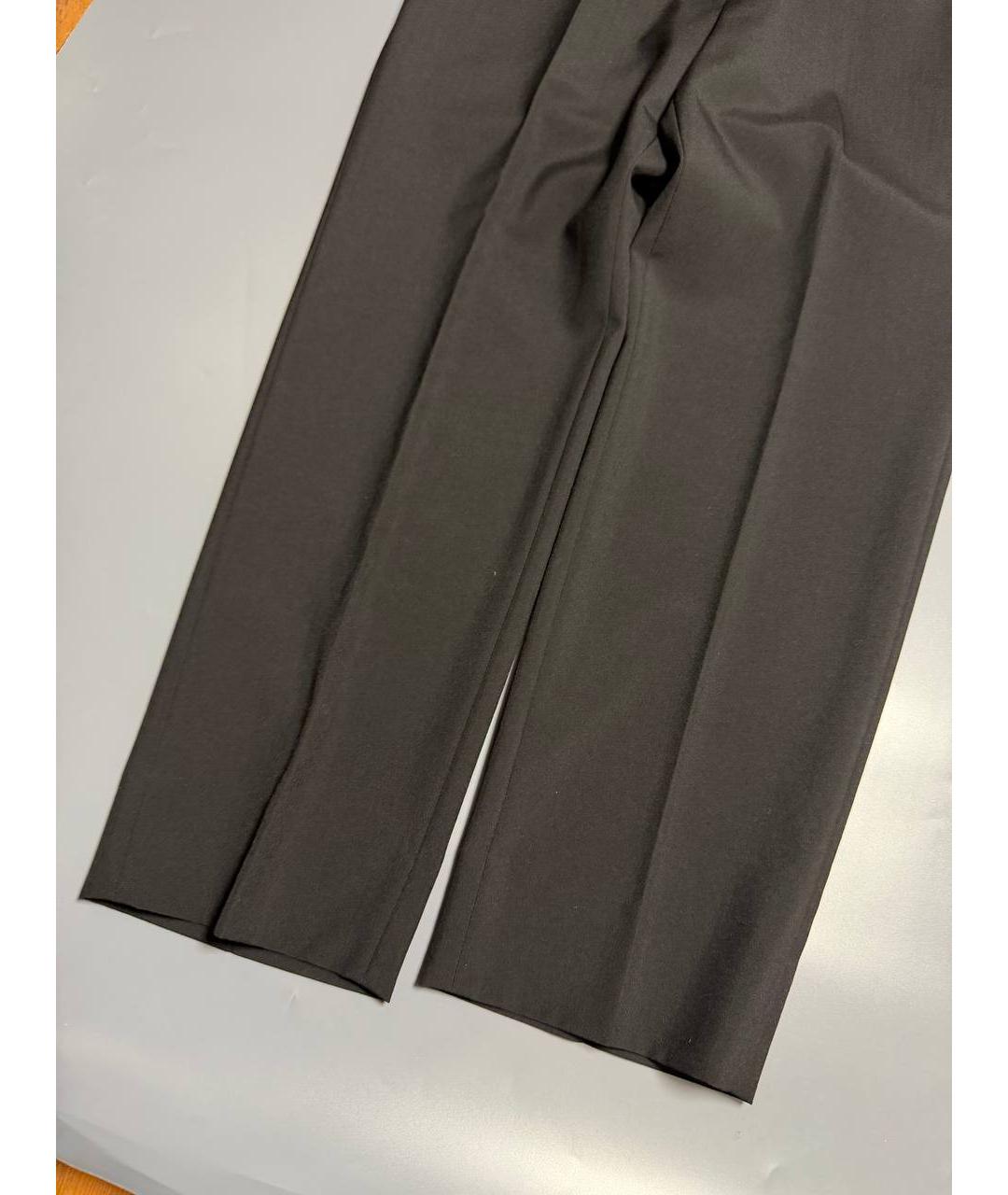 COMME DES GARÇONS Черные прямые брюки, фото 7