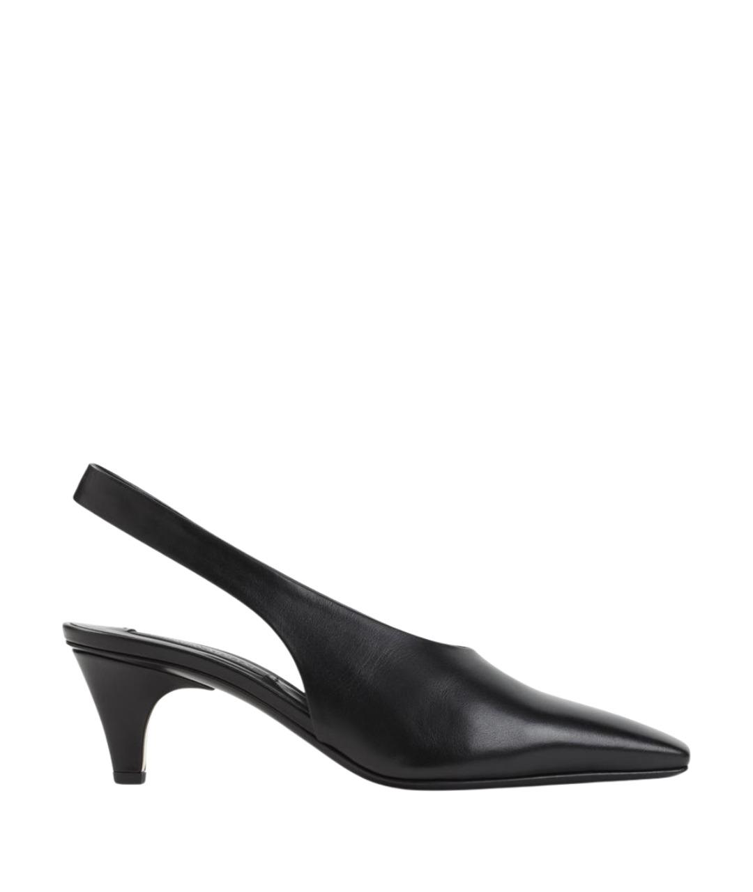 GIORGIO ARMANI Черные кожаные туфли, фото 1