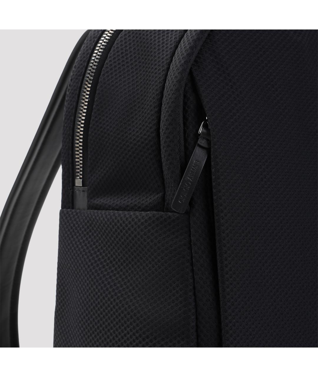 GIORGIO ARMANI Черный синтетический рюкзак, фото 4