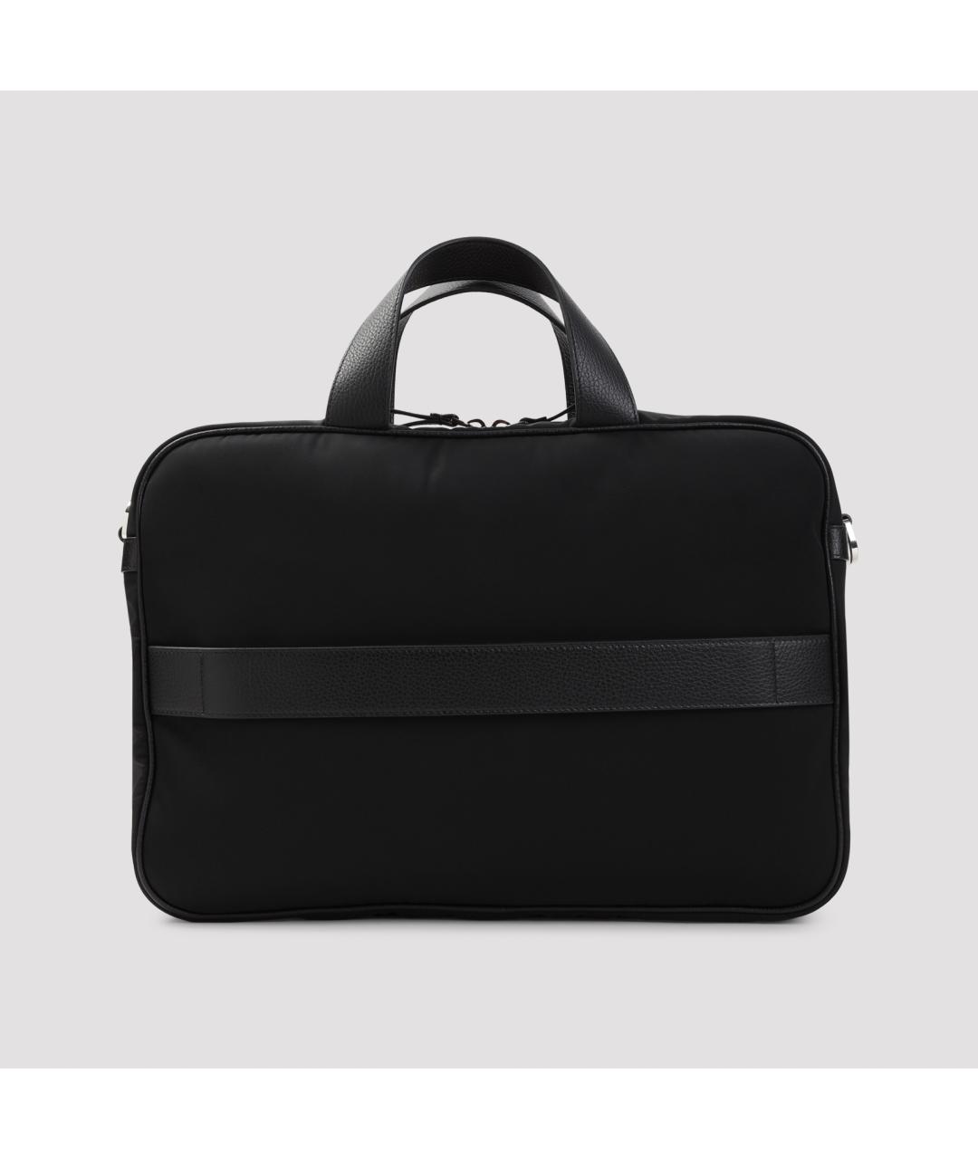 GIORGIO ARMANI Черный синтетический портфель, фото 3