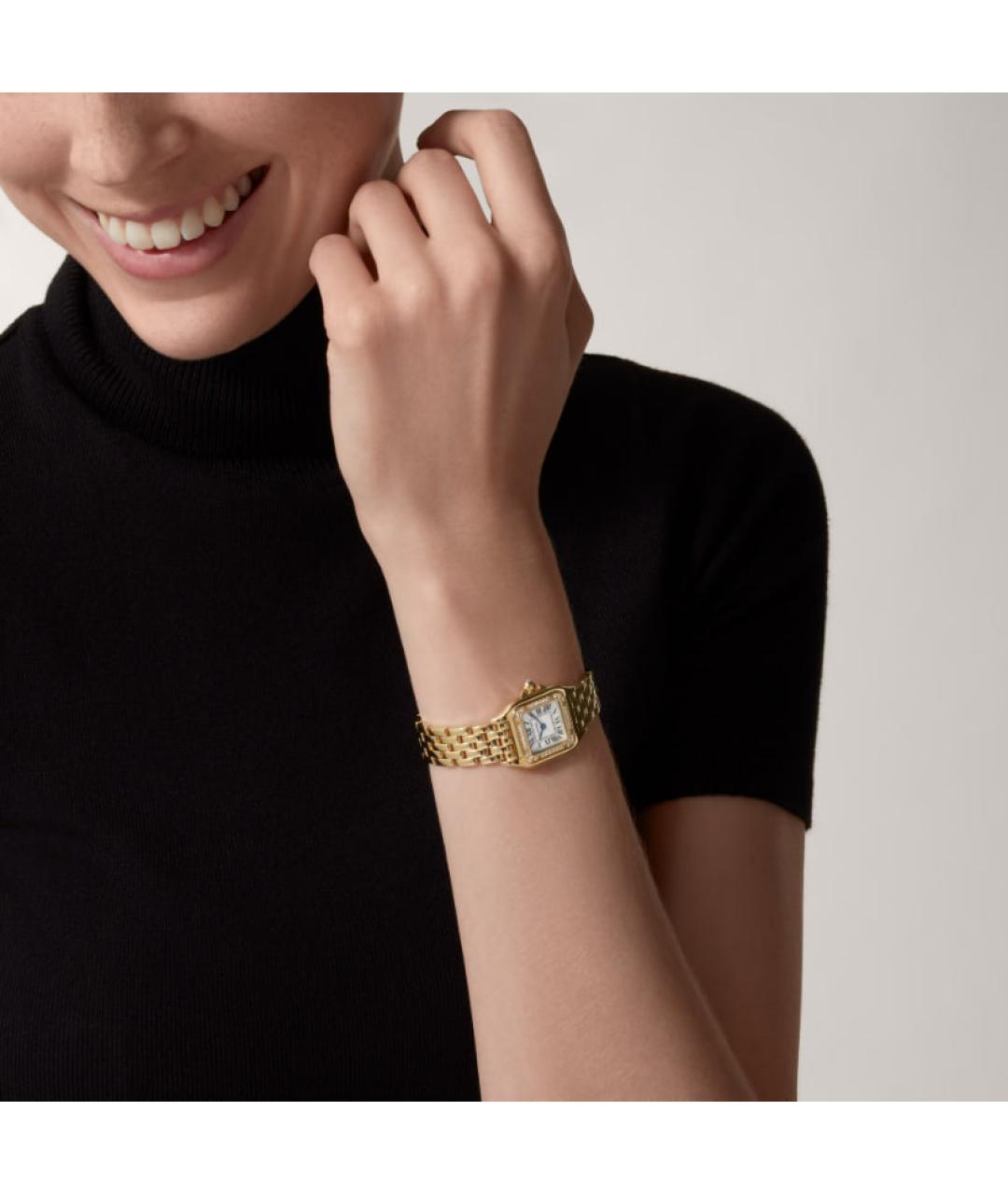 CARTIER Золотые часы из желтого золота, фото 2