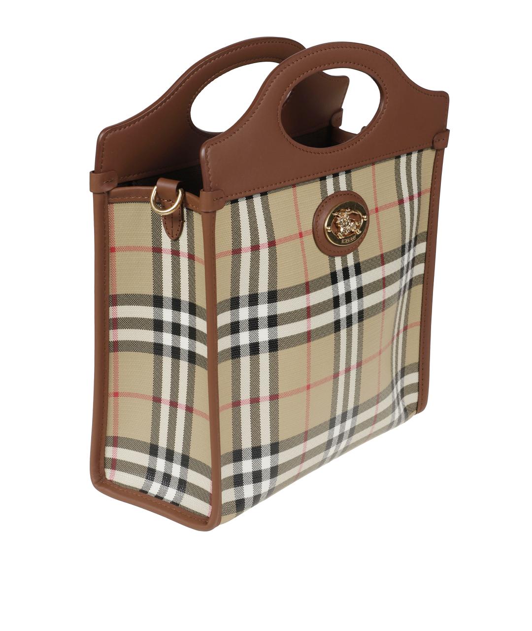 BURBERRY Бежевая сумка тоут, фото 3