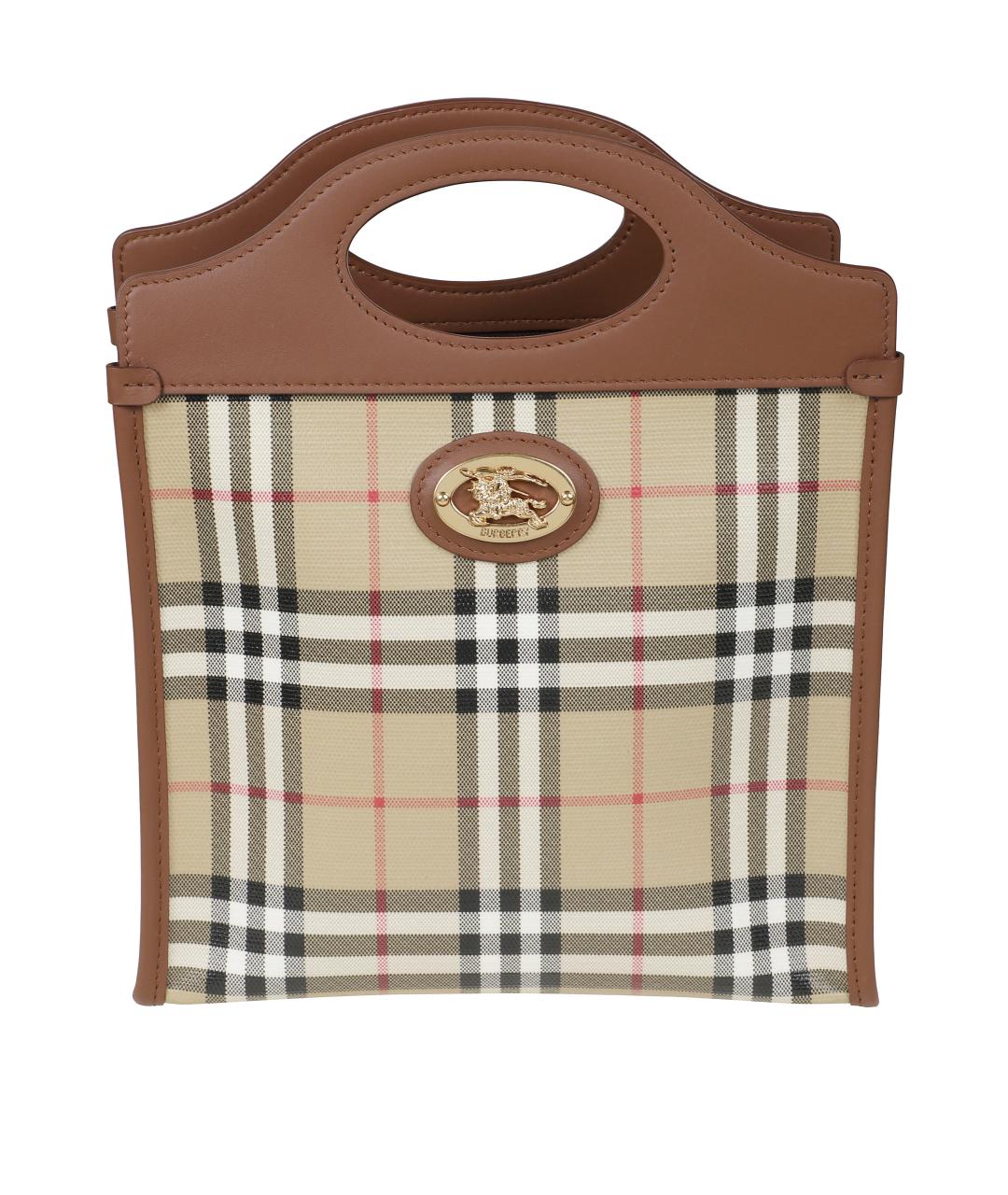 BURBERRY Бежевая сумка тоут, фото 1