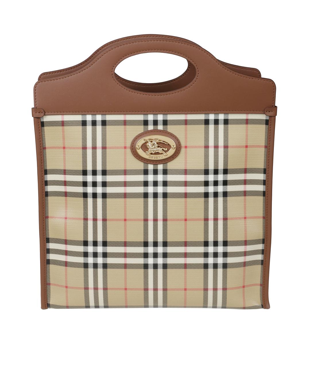 BURBERRY Бежевая сумка тоут, фото 1