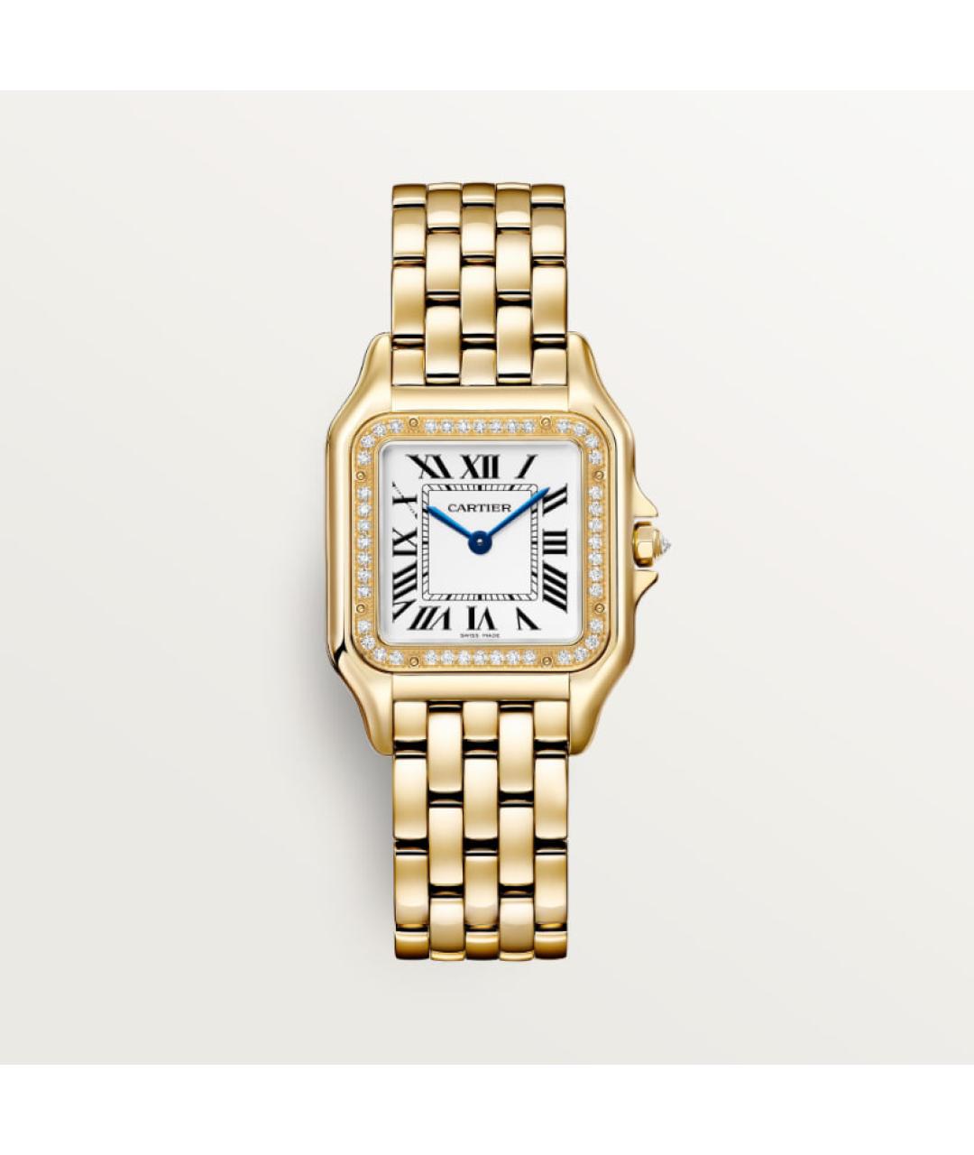 CARTIER Золотые часы из желтого золота, фото 4