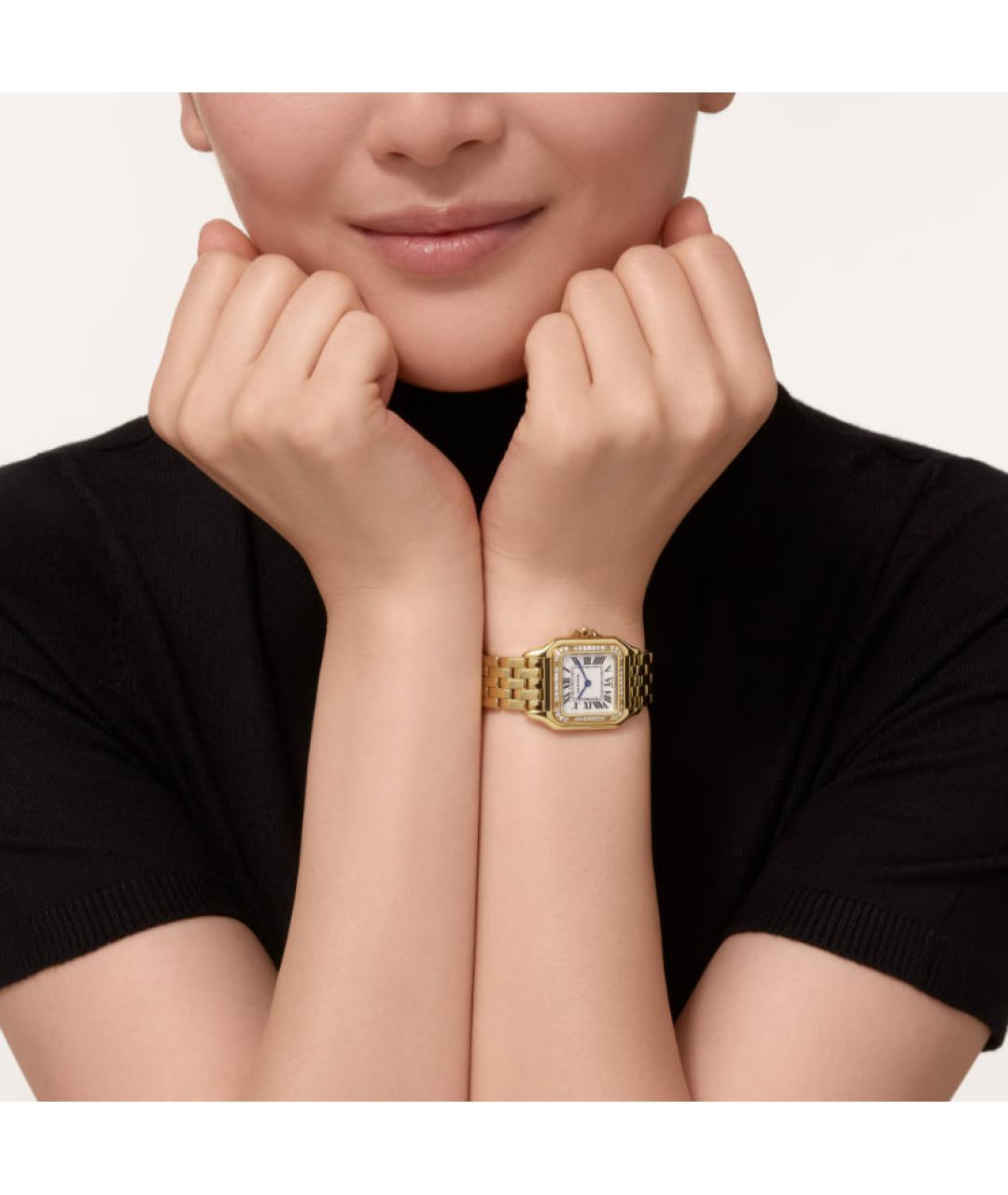 CARTIER Золотые часы из желтого золота, фото 3