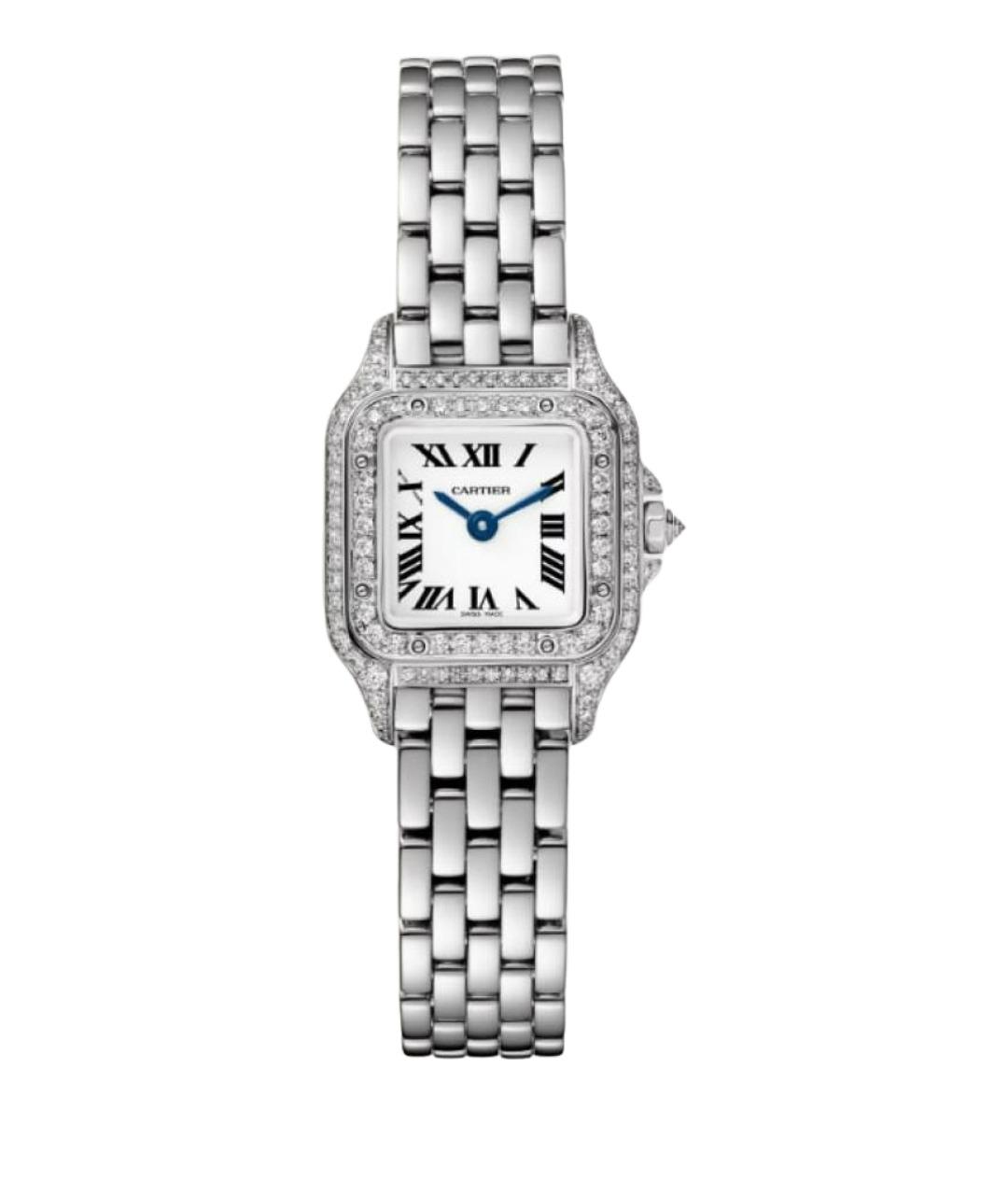 CARTIER Серебряные часы из белого золота, фото 1