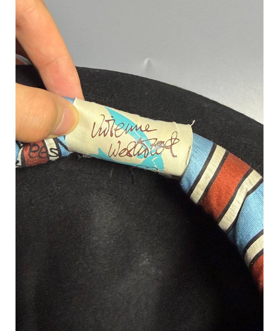 VIVIENNE WESTWOOD Черная шляпа, фото 7