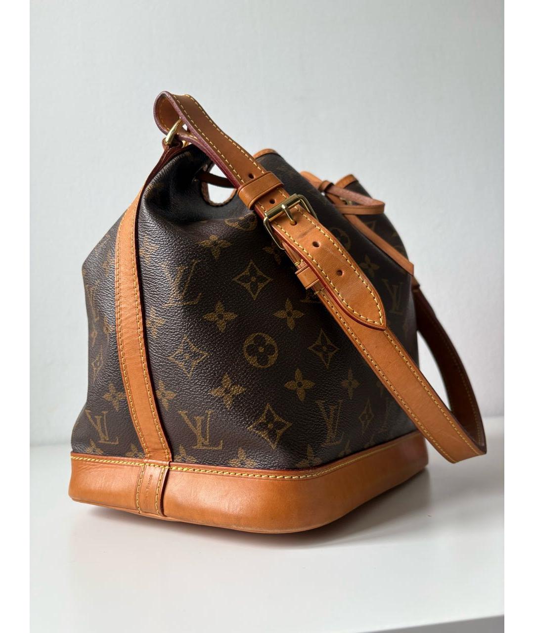 LOUIS VUITTON Коричневая сумка тоут из канвы, фото 2