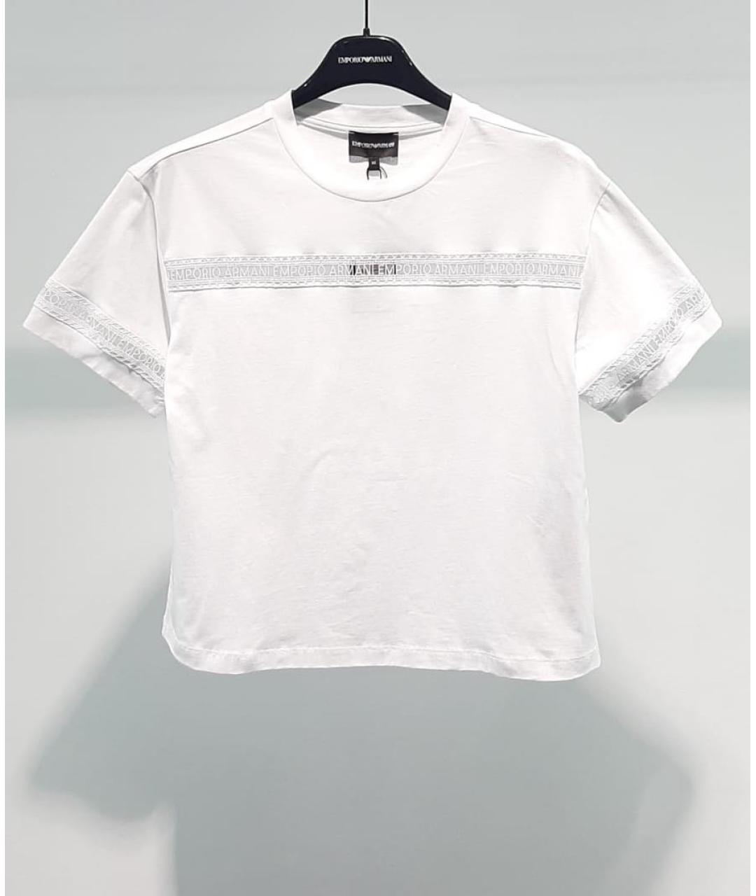 EMPORIO ARMANI Белая футболка, фото 3