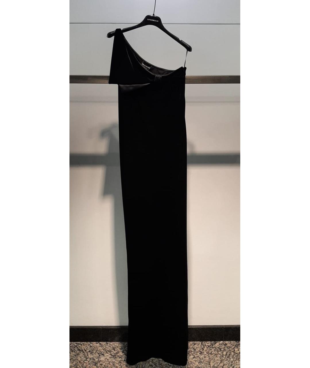 EMPORIO ARMANI Черное вечернее платье, фото 3