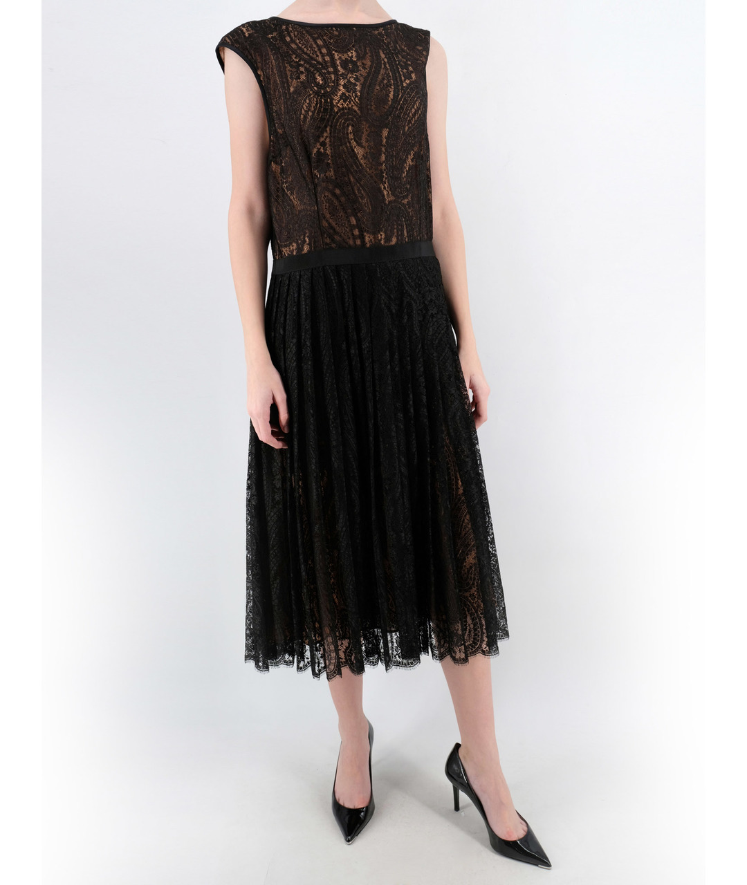 MICHAEL KORS Черное полиэстеровое коктейльное платье, фото 2