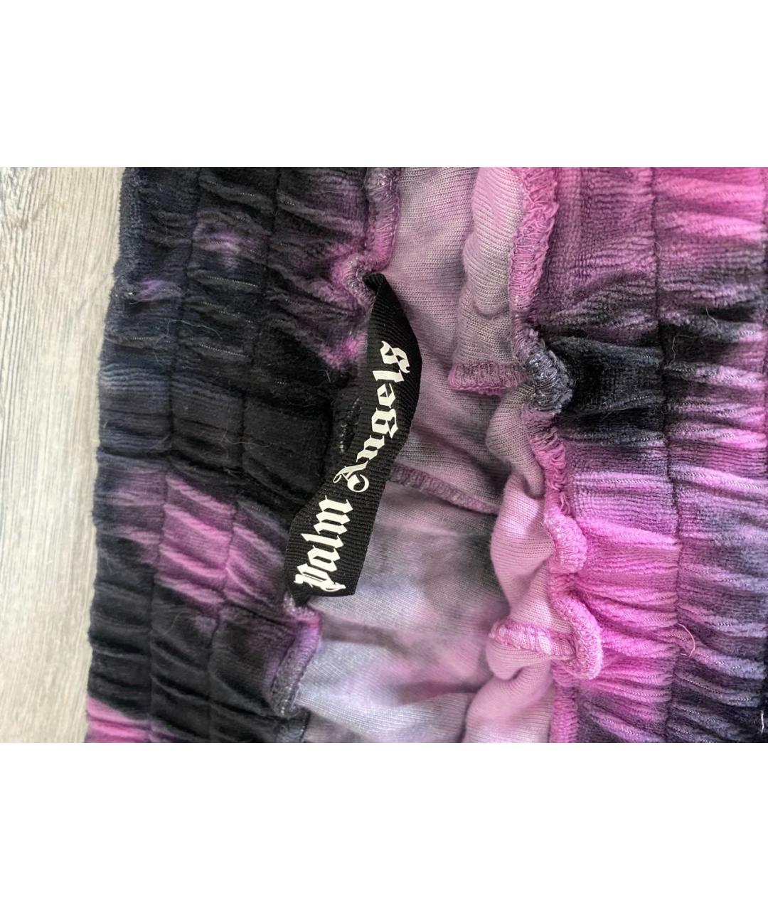 PALM ANGELS Фиолетовые полиэстеровые повседневные брюки, фото 8