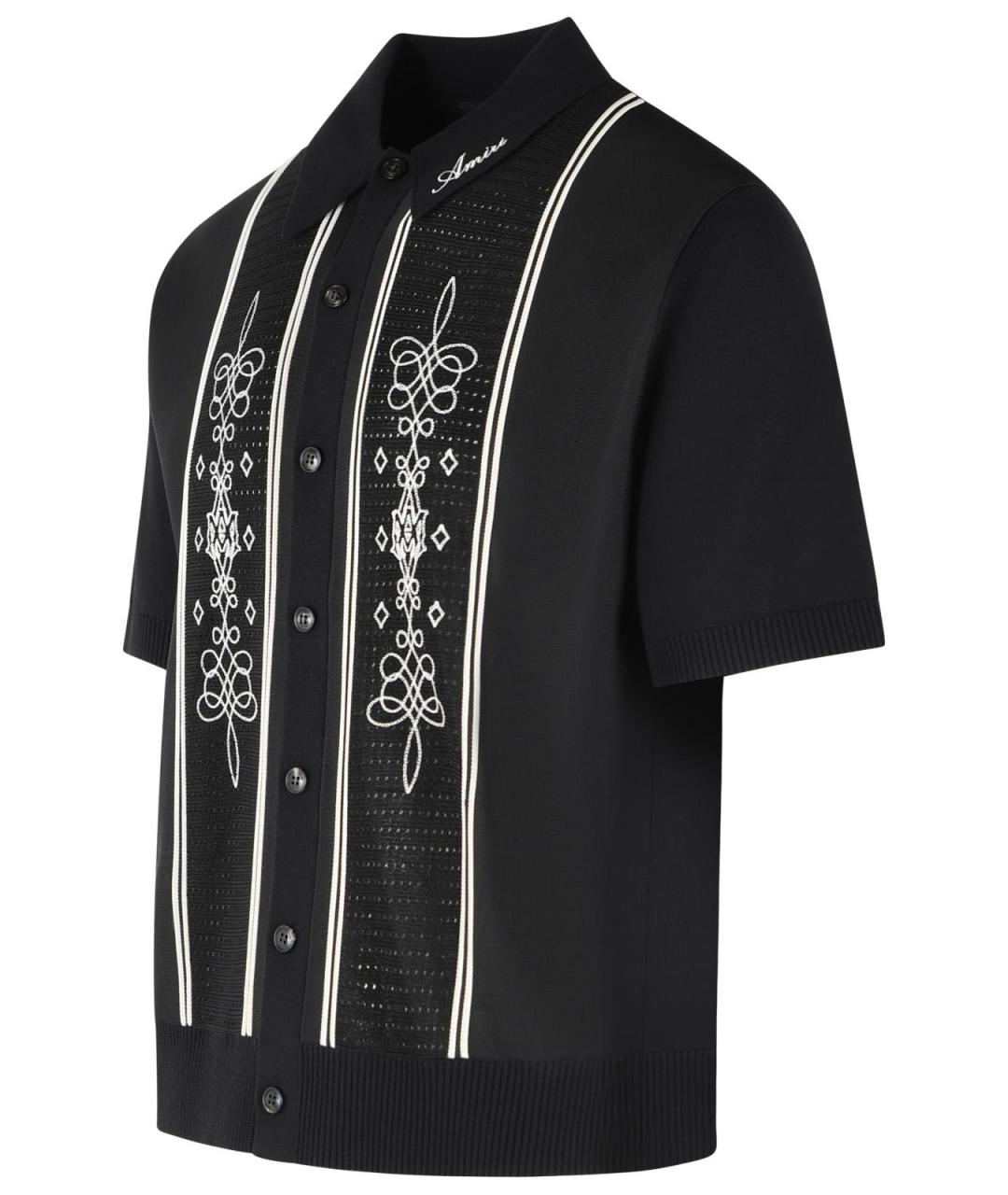 AMIRI Черная шерстяная кэжуал рубашка, фото 2
