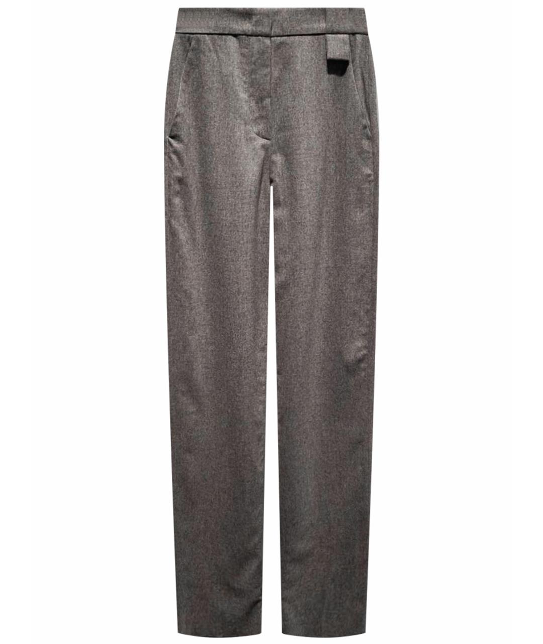 EMPORIO ARMANI Серые прямые брюки, фото 1