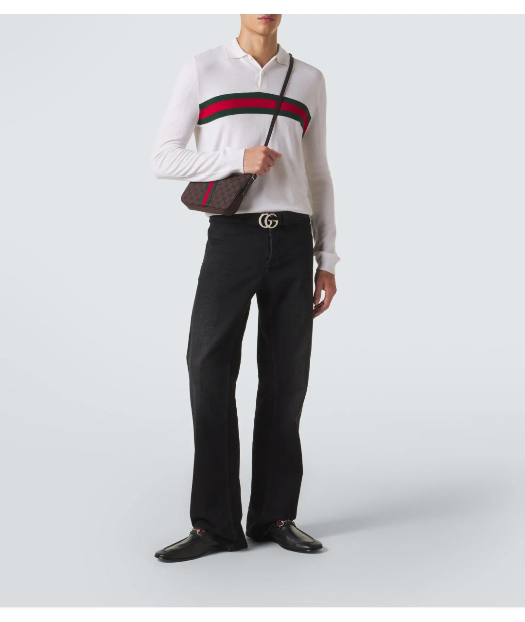 GUCCI Белый кашемировый джемпер / свитер, фото 2