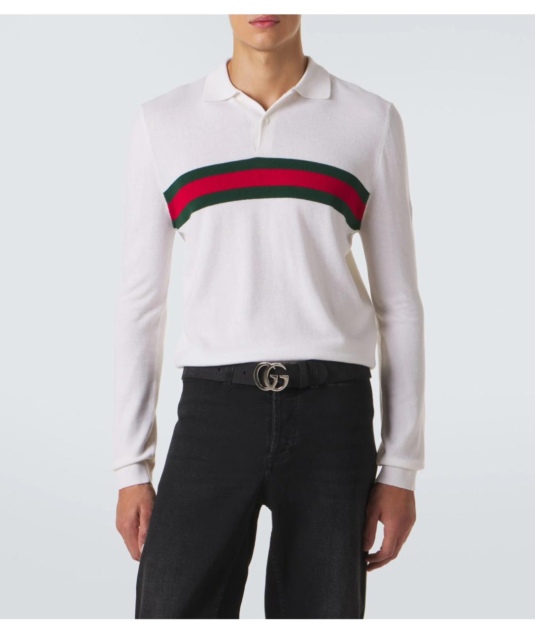 GUCCI Белый кашемировый джемпер / свитер, фото 3