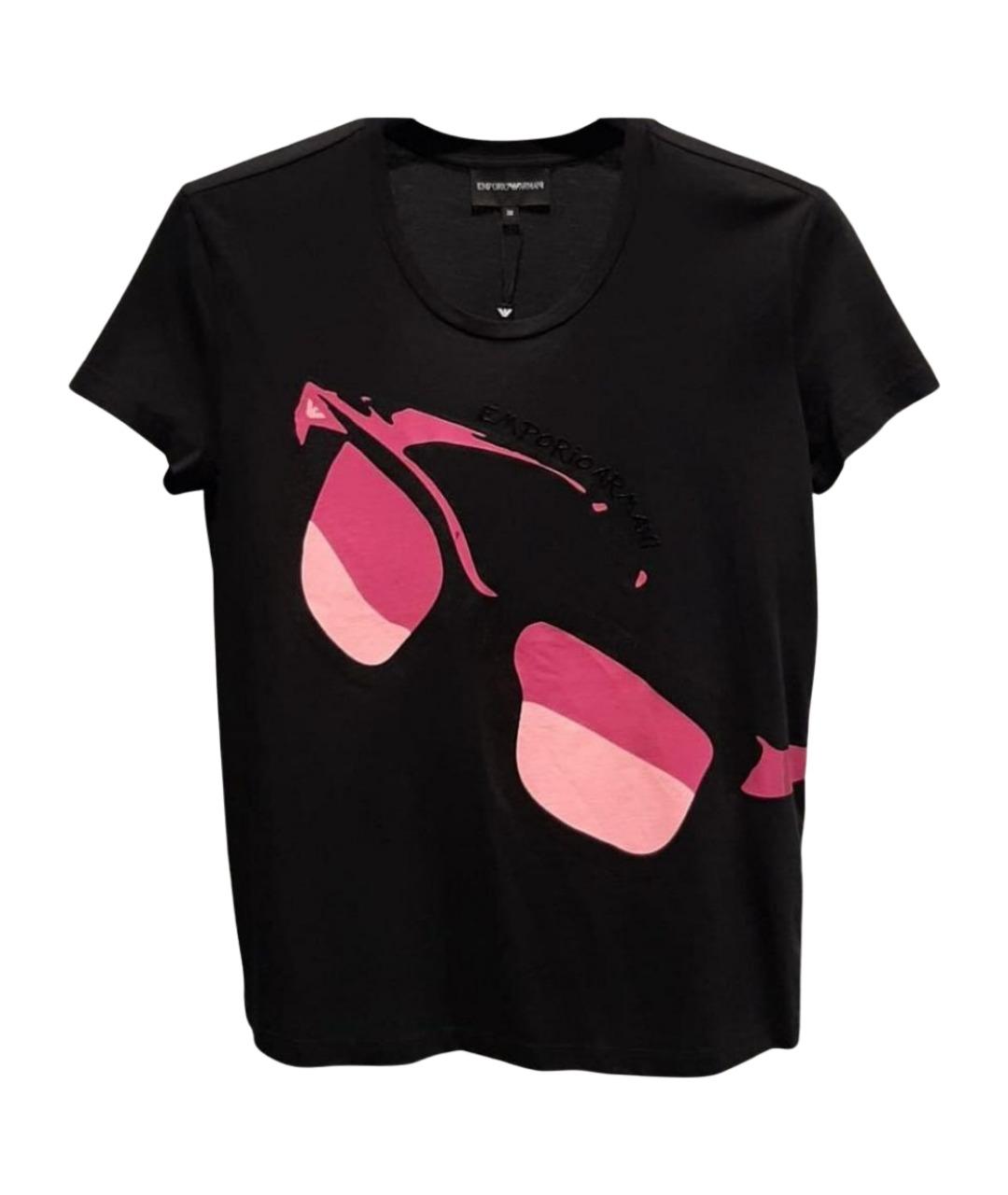 EMPORIO ARMANI Черная футболка, фото 1