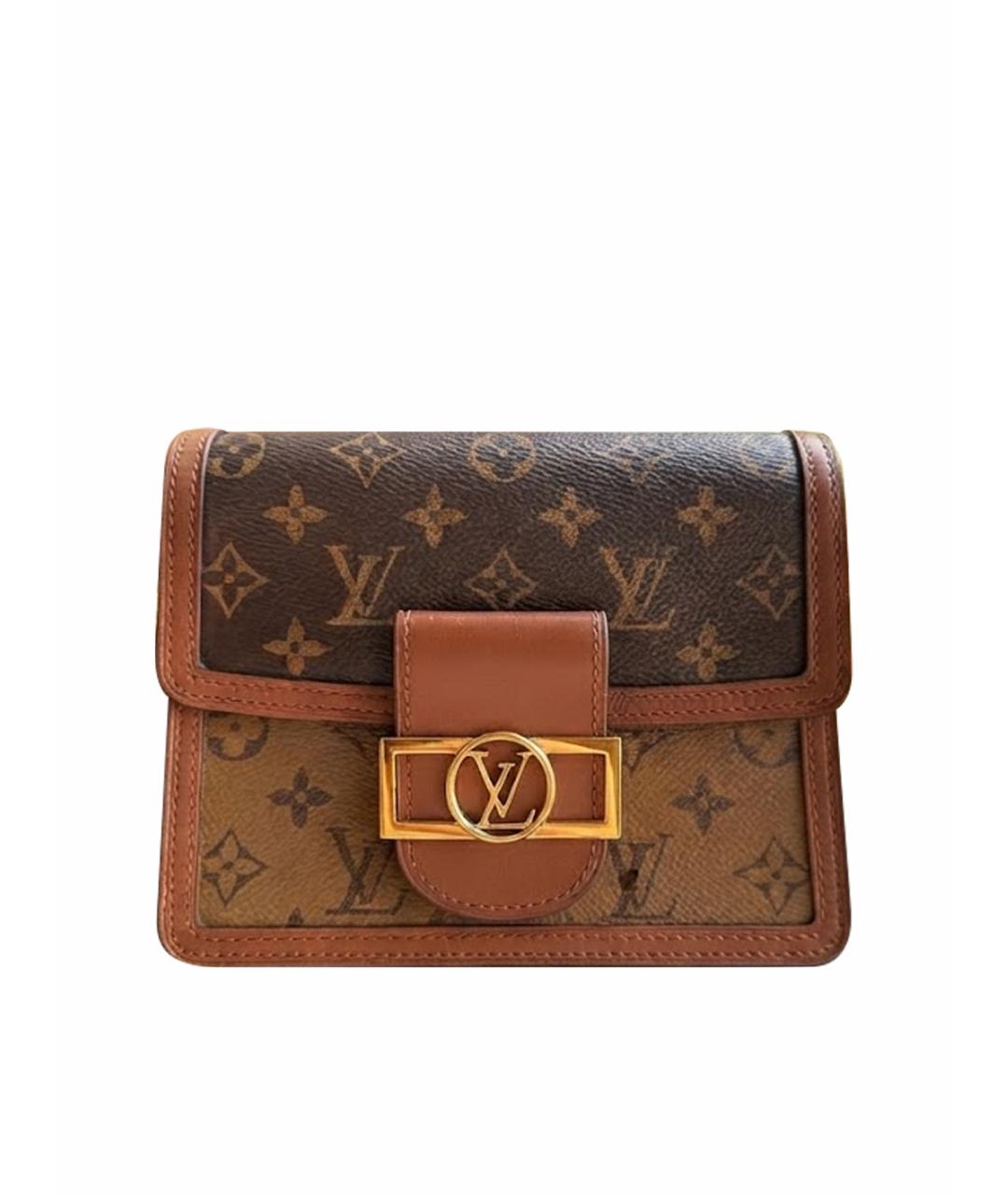 LOUIS VUITTON Коричневая сумка через плечо из канвы, фото 1