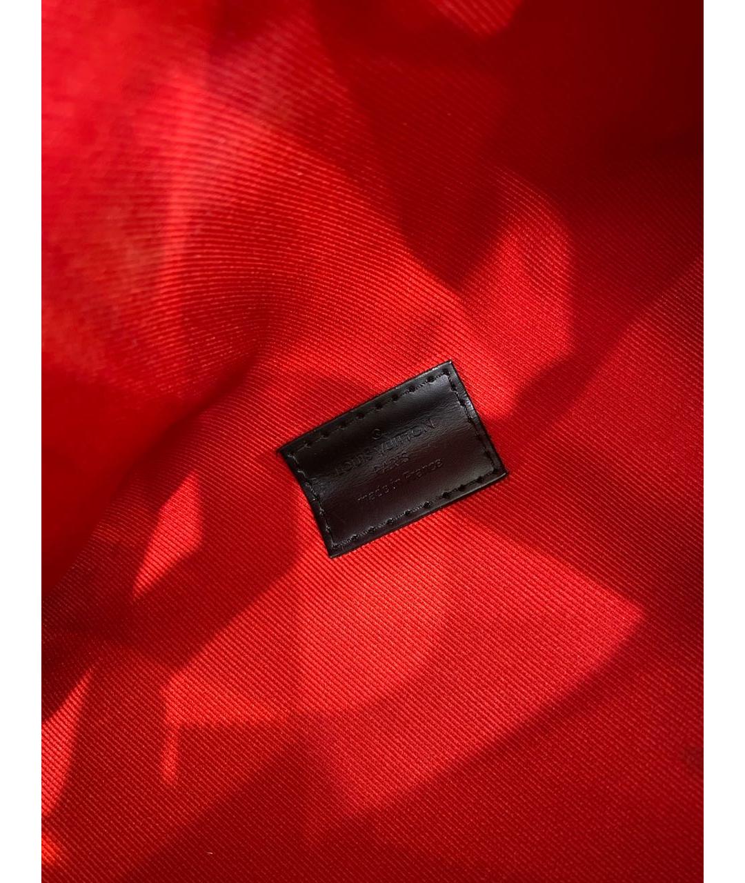 LOUIS VUITTON Коричневая поясная сумка из канвы, фото 6