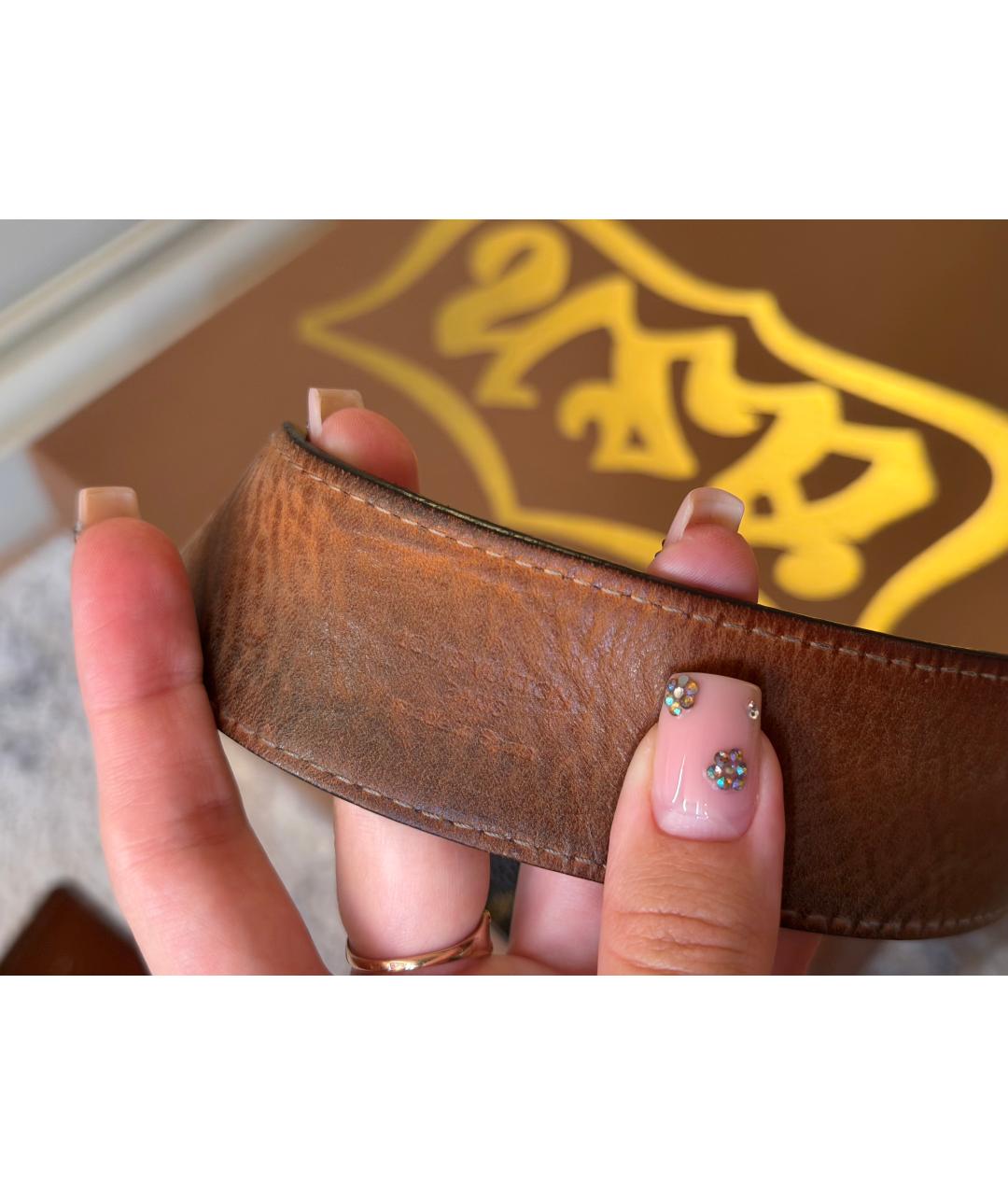 LOUIS VUITTON Коричневый ремень, фото 3