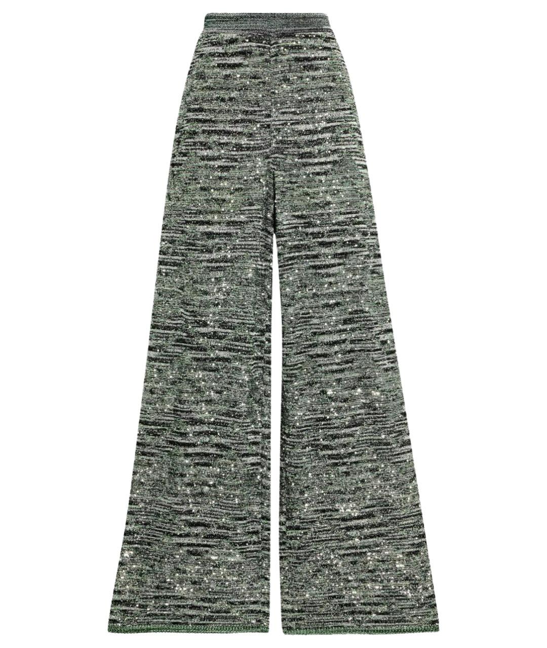 MISSONI Зеленые вискозные брюки широкие, фото 1