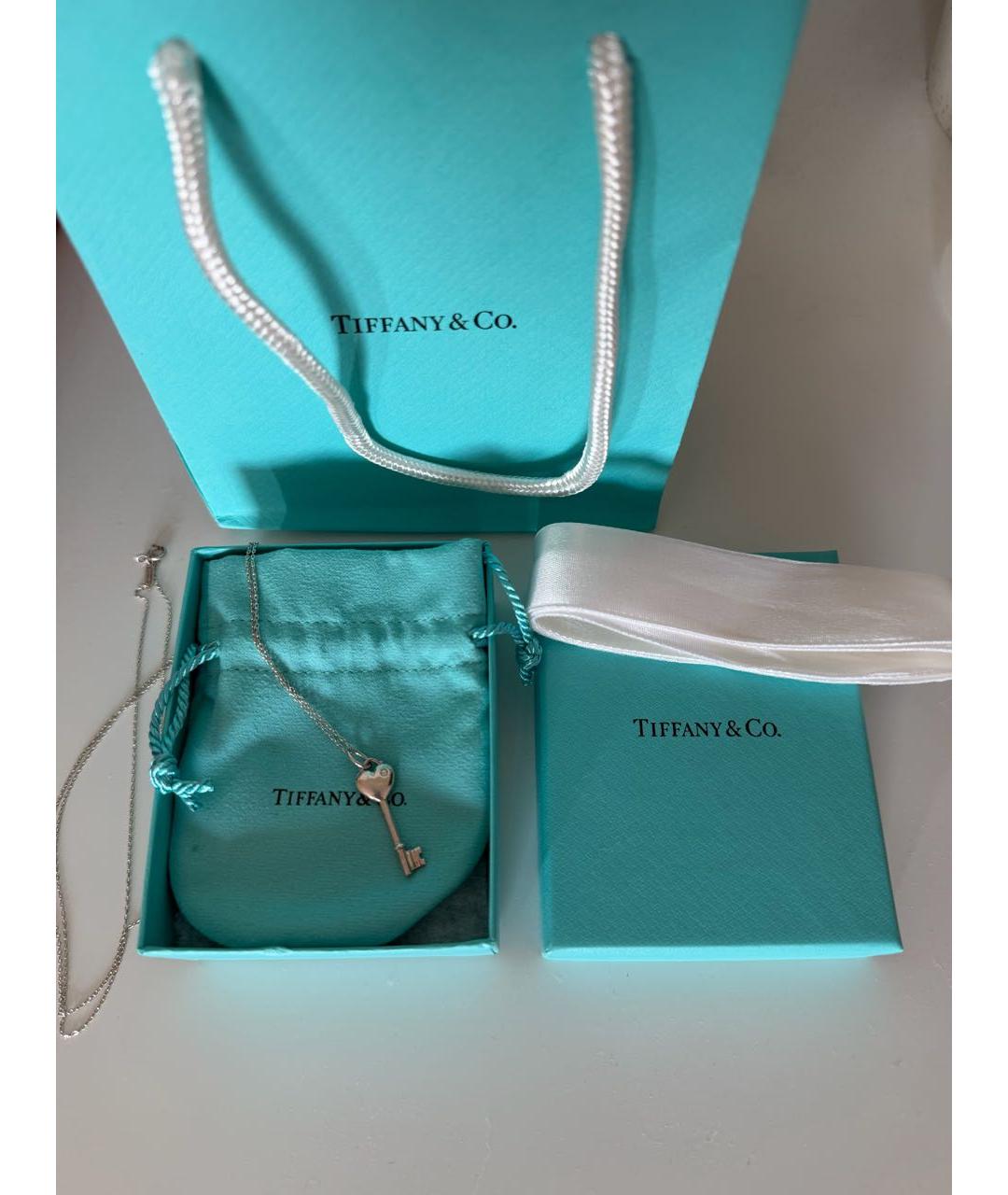 TIFFANY&CO Серебряное серебряное колье, фото 4