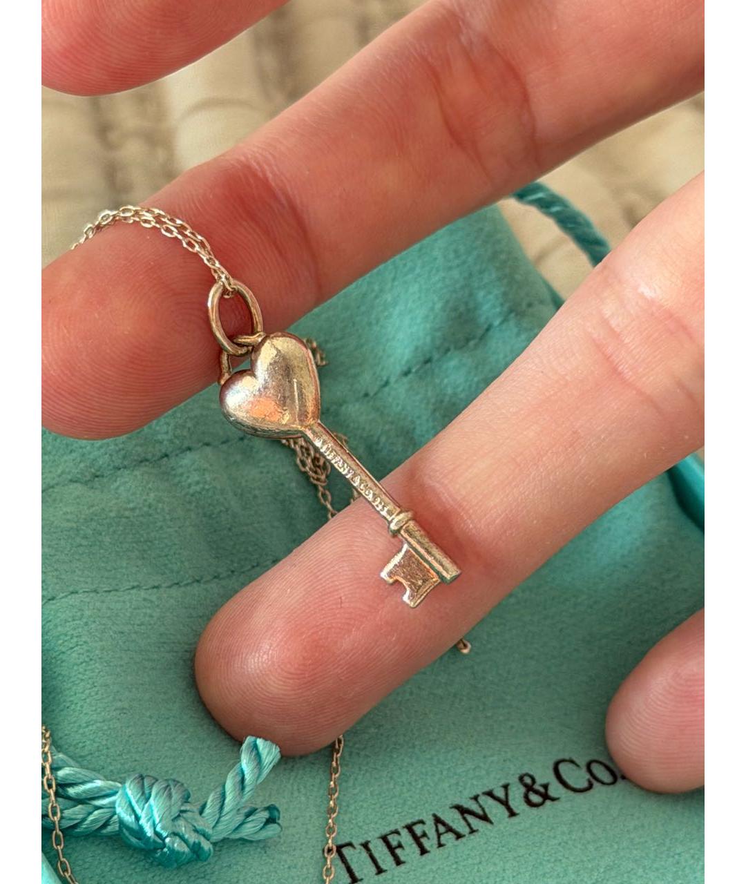 TIFFANY&CO Серебряное серебряное колье, фото 3