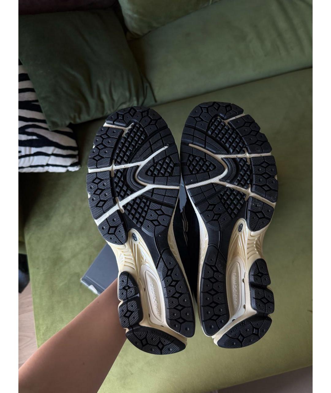 NEW BALANCE Темно-синие замшевые низкие кроссовки / кеды, фото 6