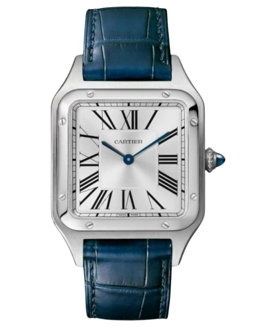 CARTIER Синие металлические часы, фото 1