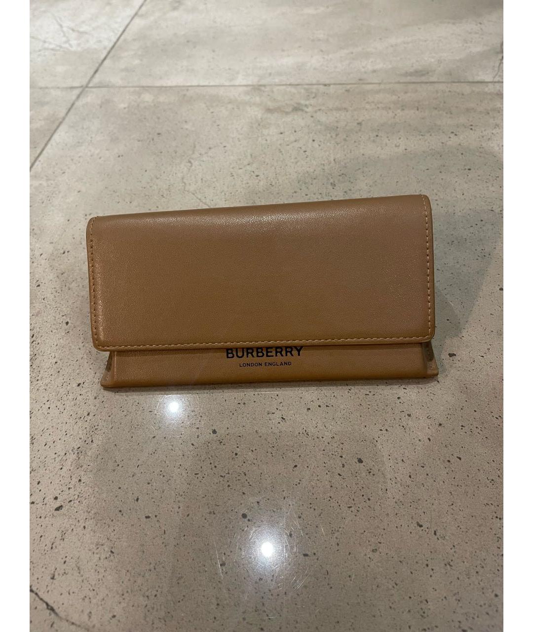 BURBERRY Синие пластиковые солнцезащитные очки, фото 4