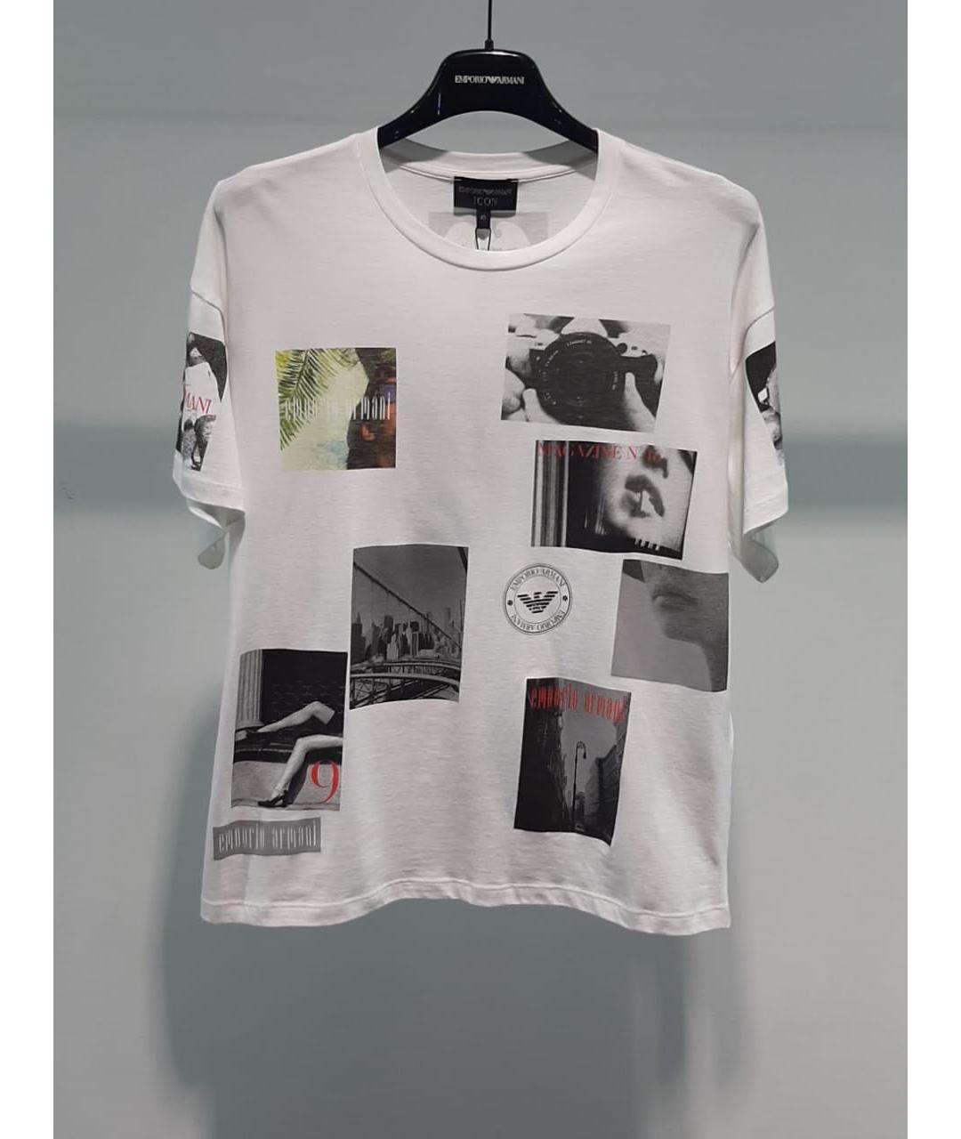 EMPORIO ARMANI Белая футболка, фото 3